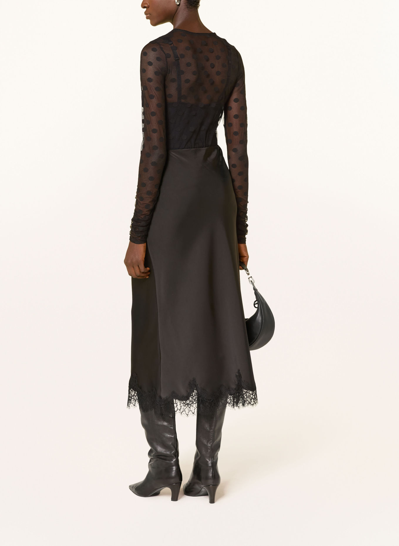 LOVE Stories Haut loungewear ELLE en maille: NOIR