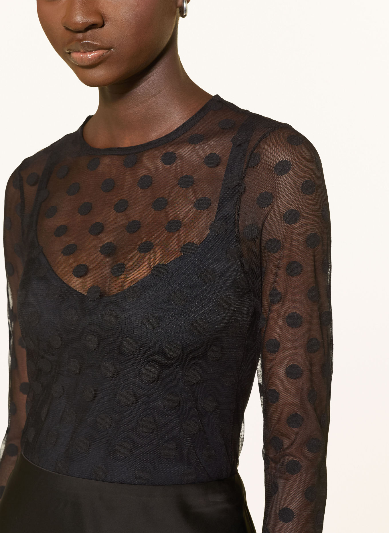 LOVE Stories Haut loungewear ELLE en maille: NOIR