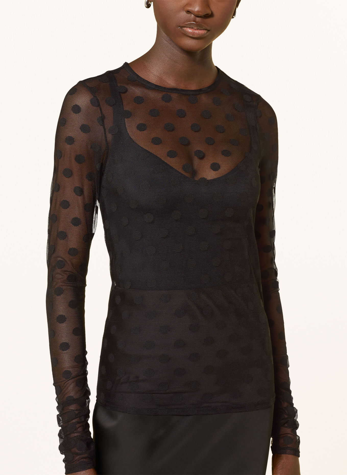 LOVE Stories Haut loungewear ELLE en maille: NOIR