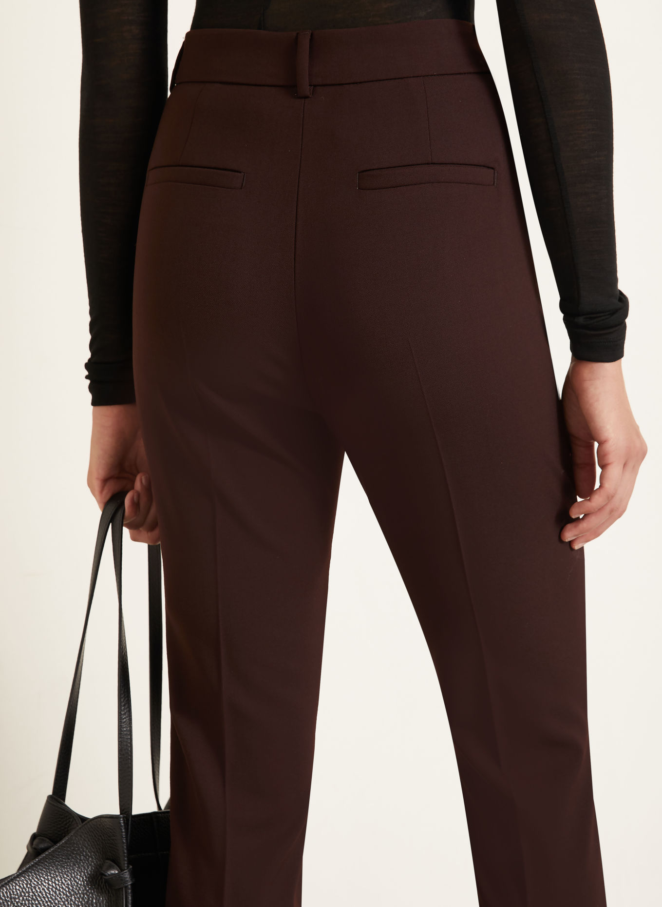 SPORTMAX Marlenehose FEBE: DUNKELBRAUN