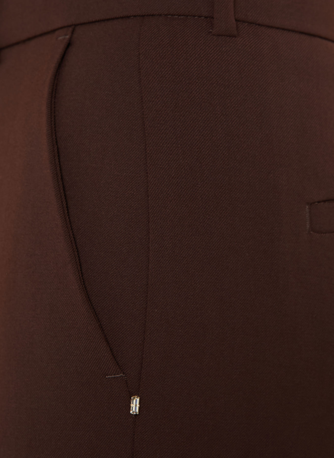 SPORTMAX Marlenehose FEBE: DUNKELBRAUN