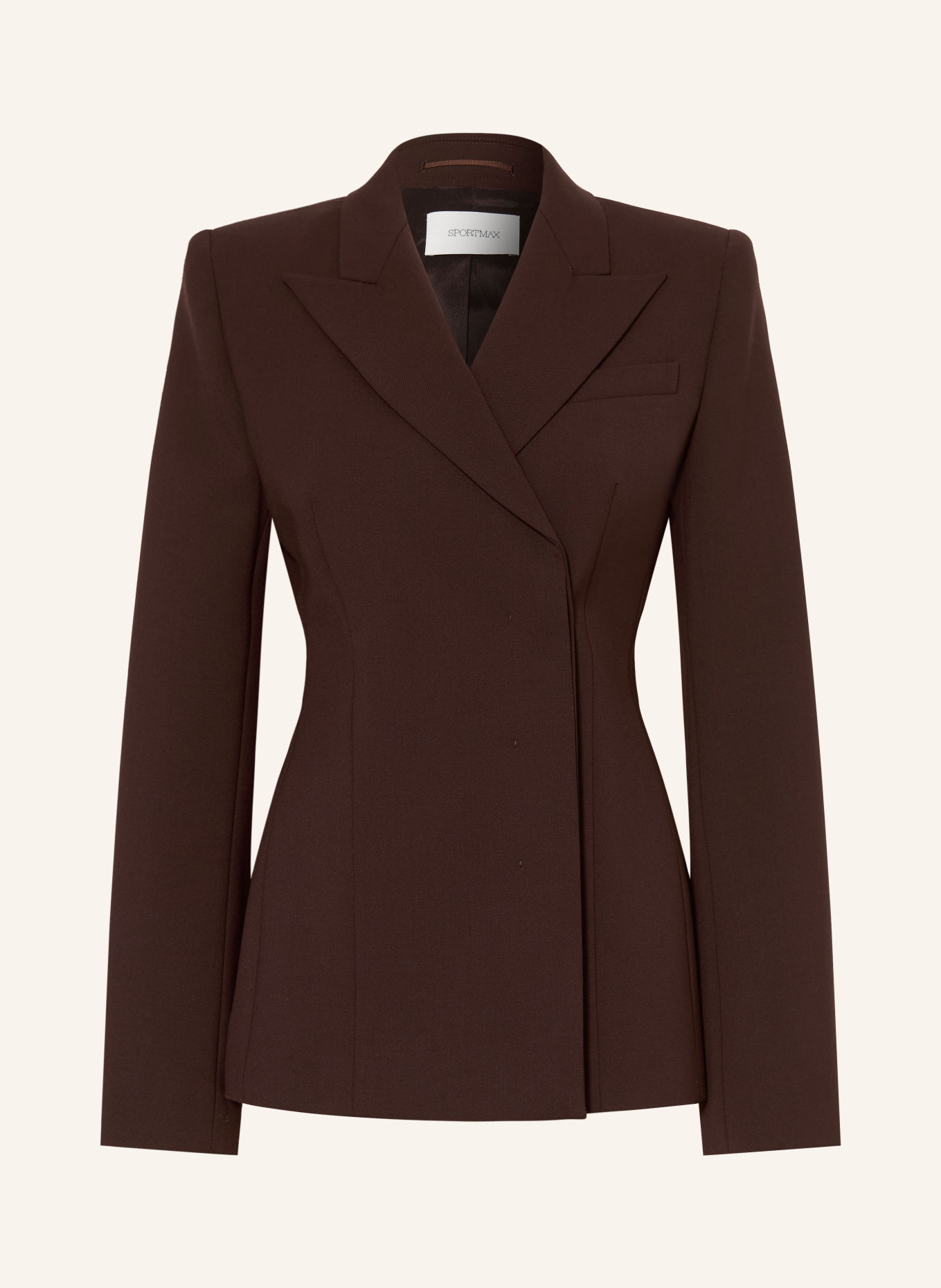 SPORTMAX Blazer CIOCCA: DUNKELBRAUN