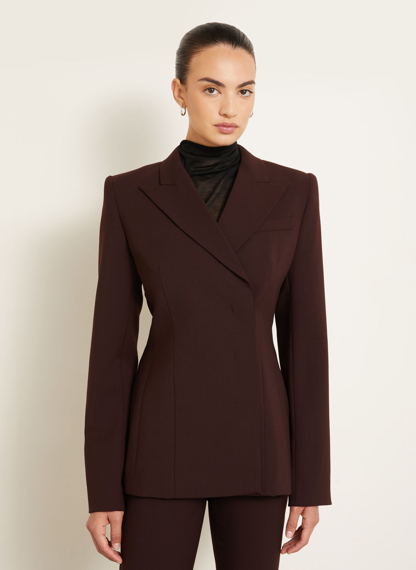 SPORTMAX Blazer CIOCCA: DUNKELBRAUN