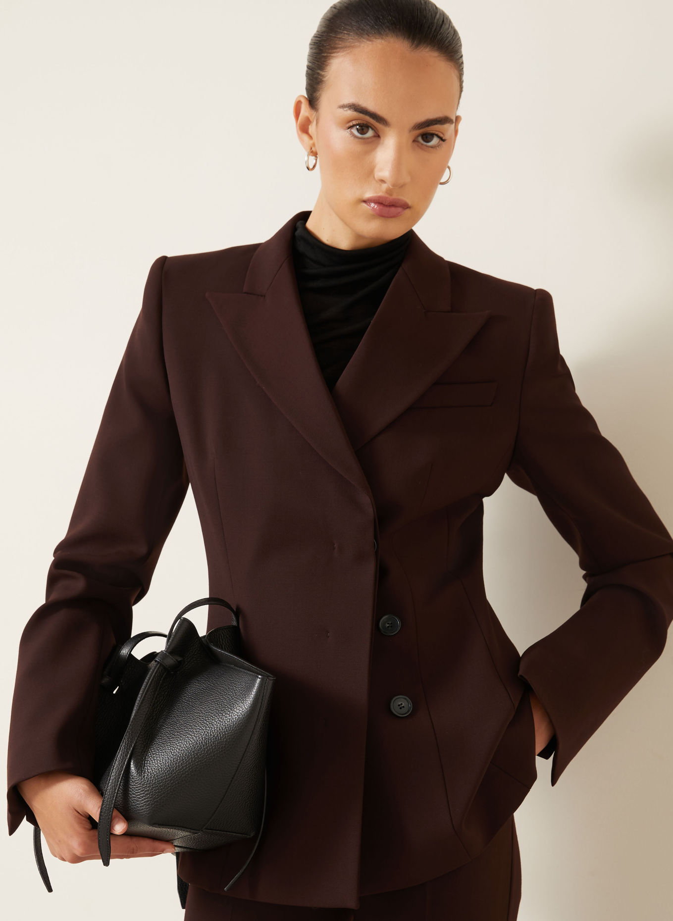 SPORTMAX Blazer CIOCCA: DUNKELBRAUN