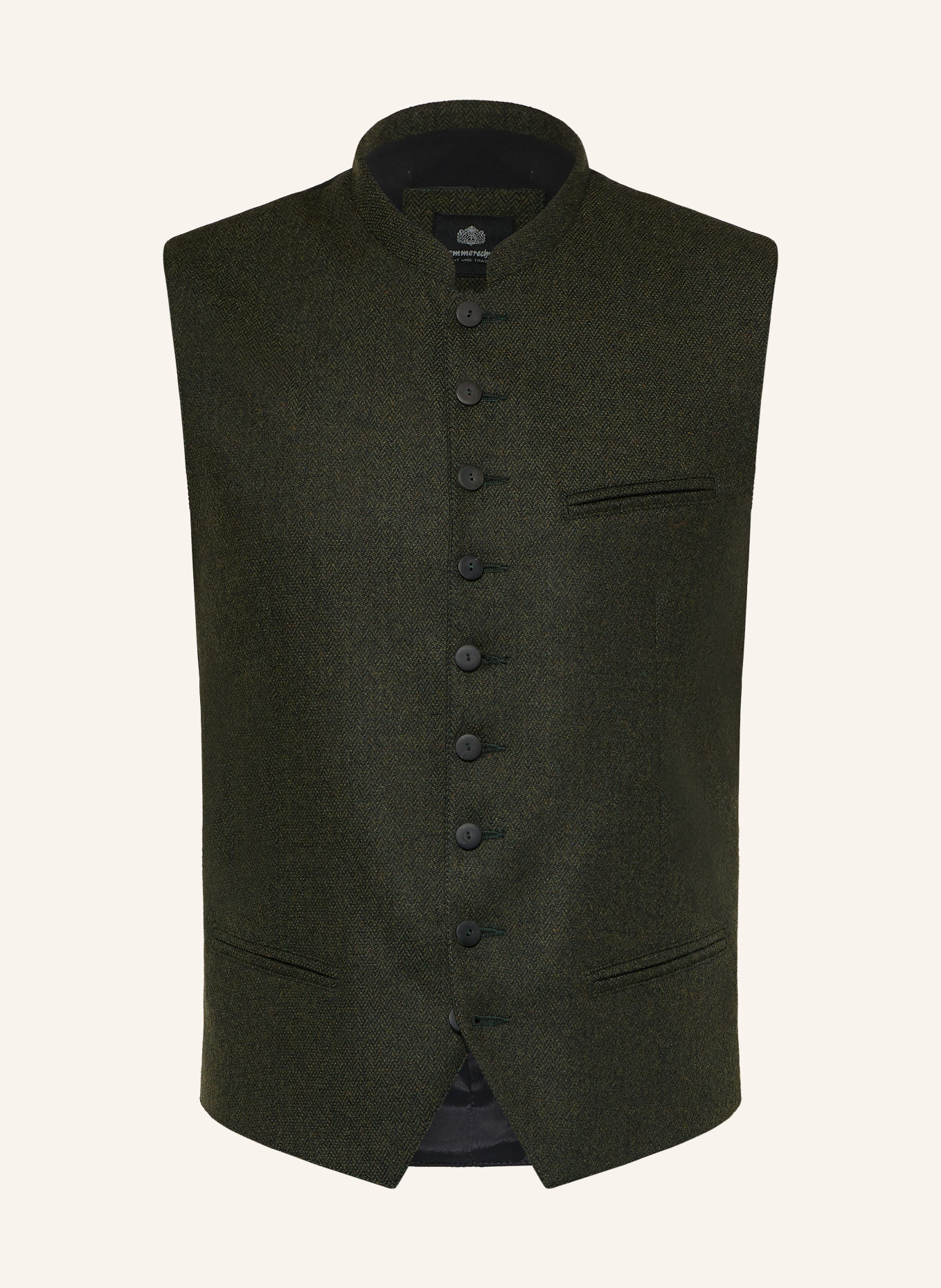 Hammerschmid Vestă tradițională PHILLIP: VERDE ÎNCHIS / NEGRU