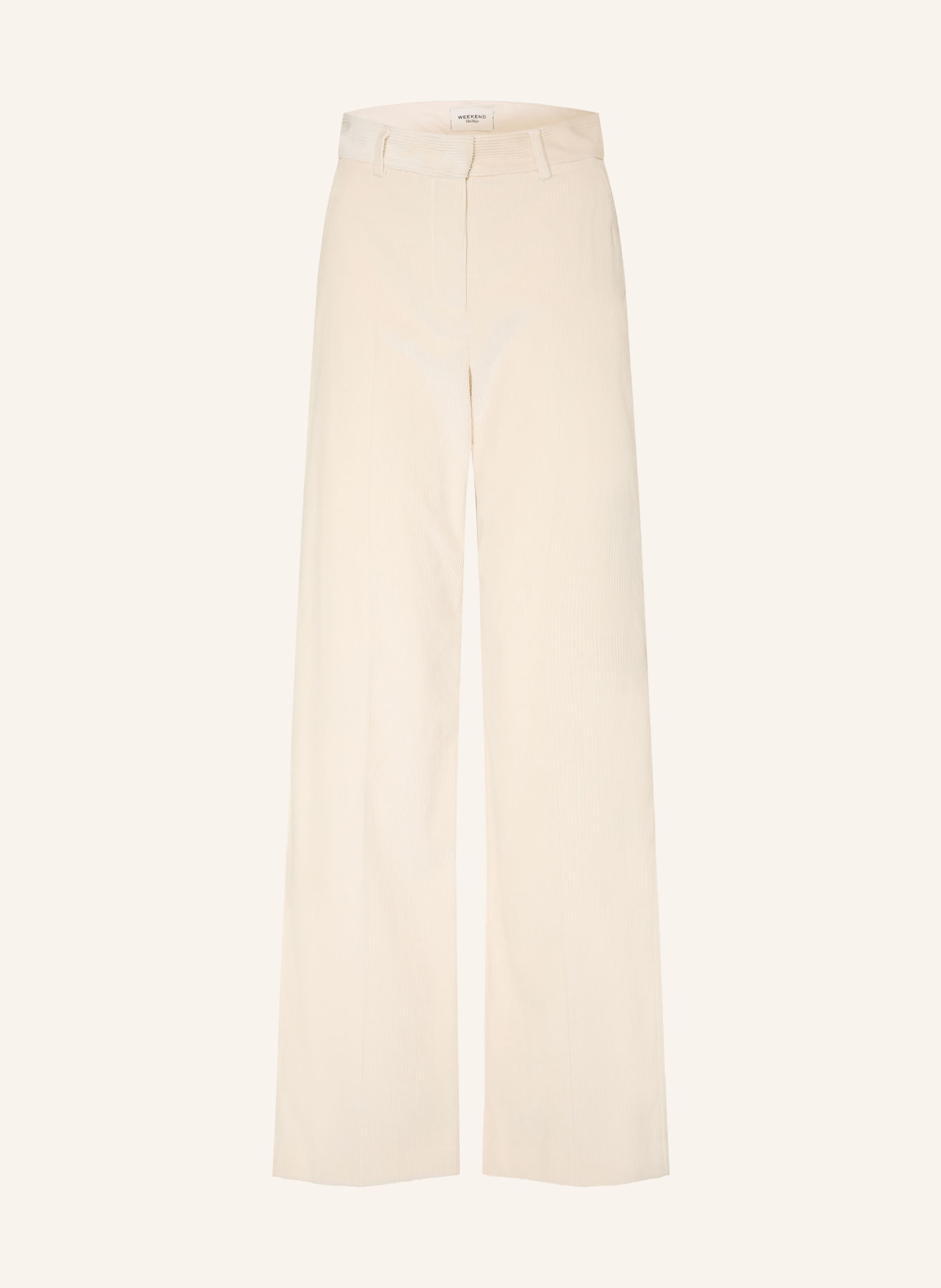 WEEKEND Max Mara Marlene-broek TANIA van corduroy: ECRU