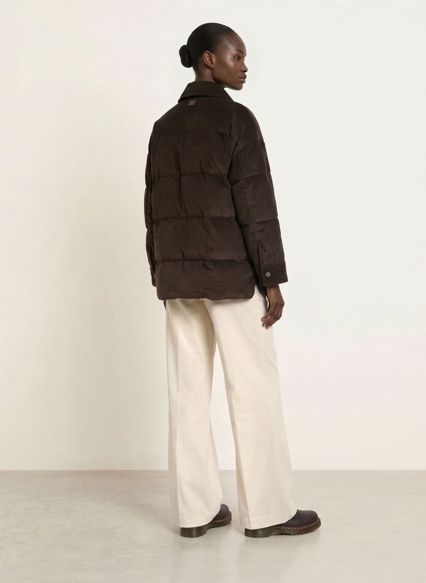 WEEKEND Max Mara Marlene-broek TANIA van corduroy: ECRU