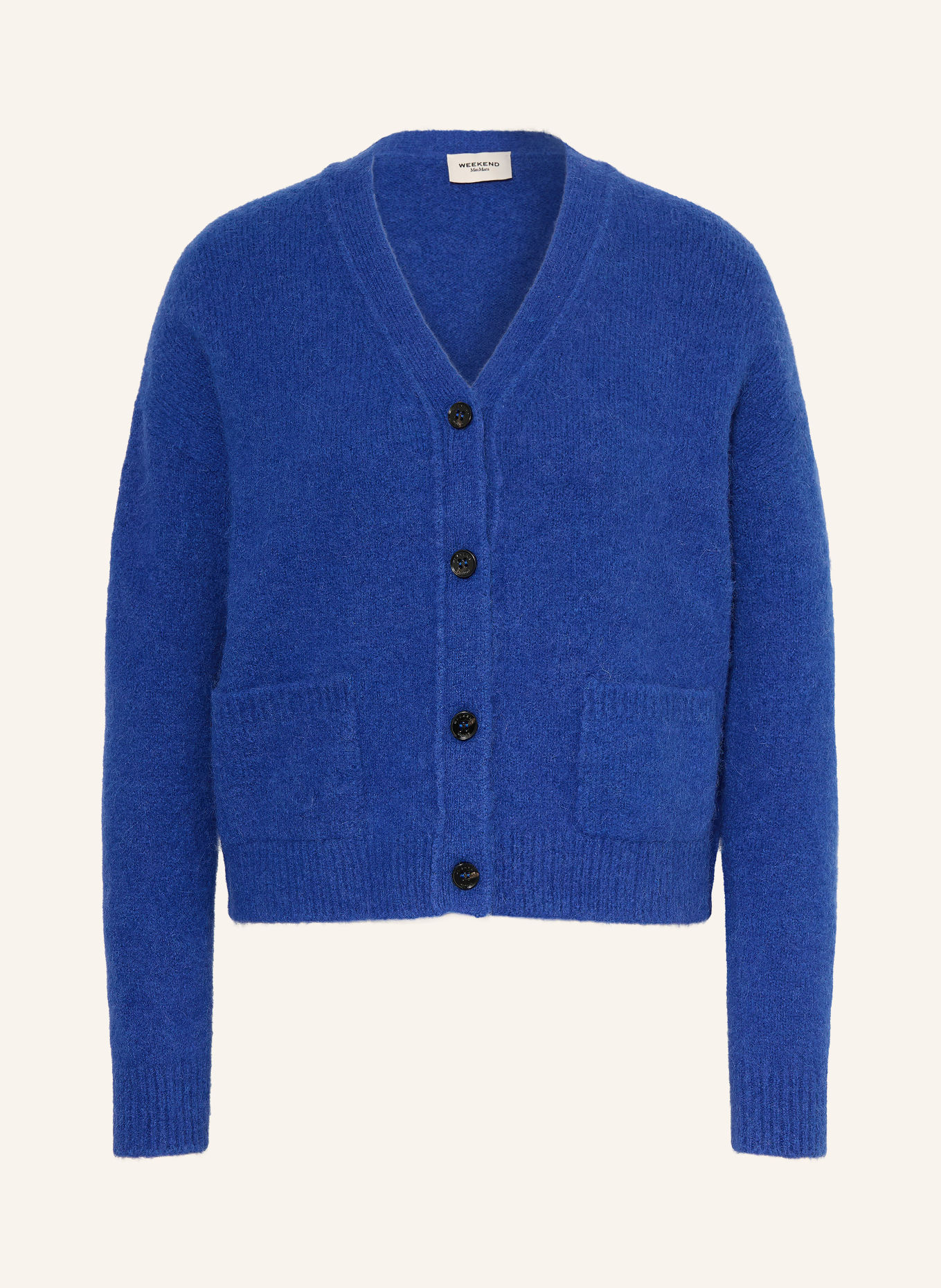 WEEKEND Max Mara Strickjacke GETTATA mit Alpaka: BLAU