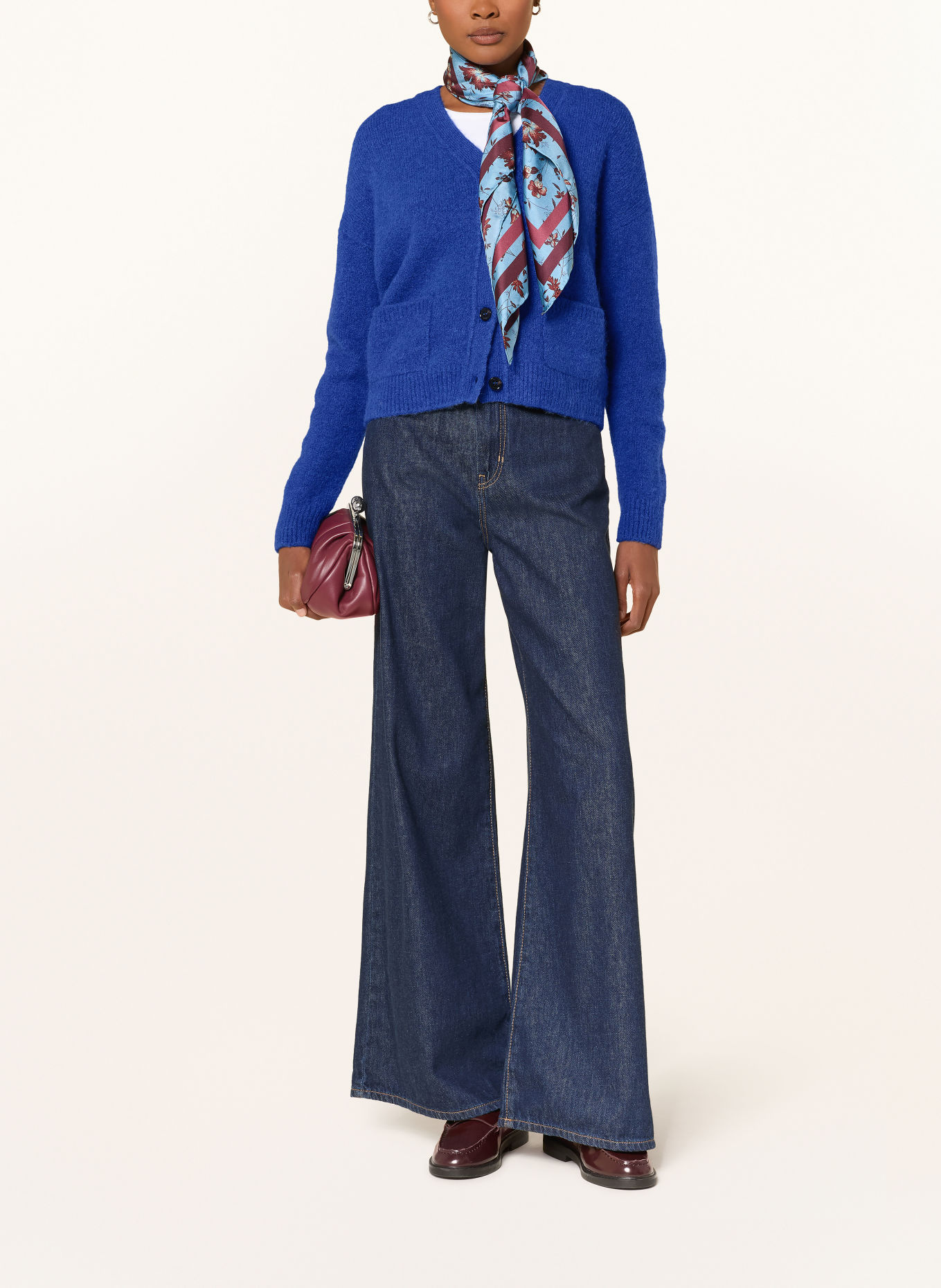 WEEKEND Max Mara Strickjacke GETTATA mit Alpaka: BLAU