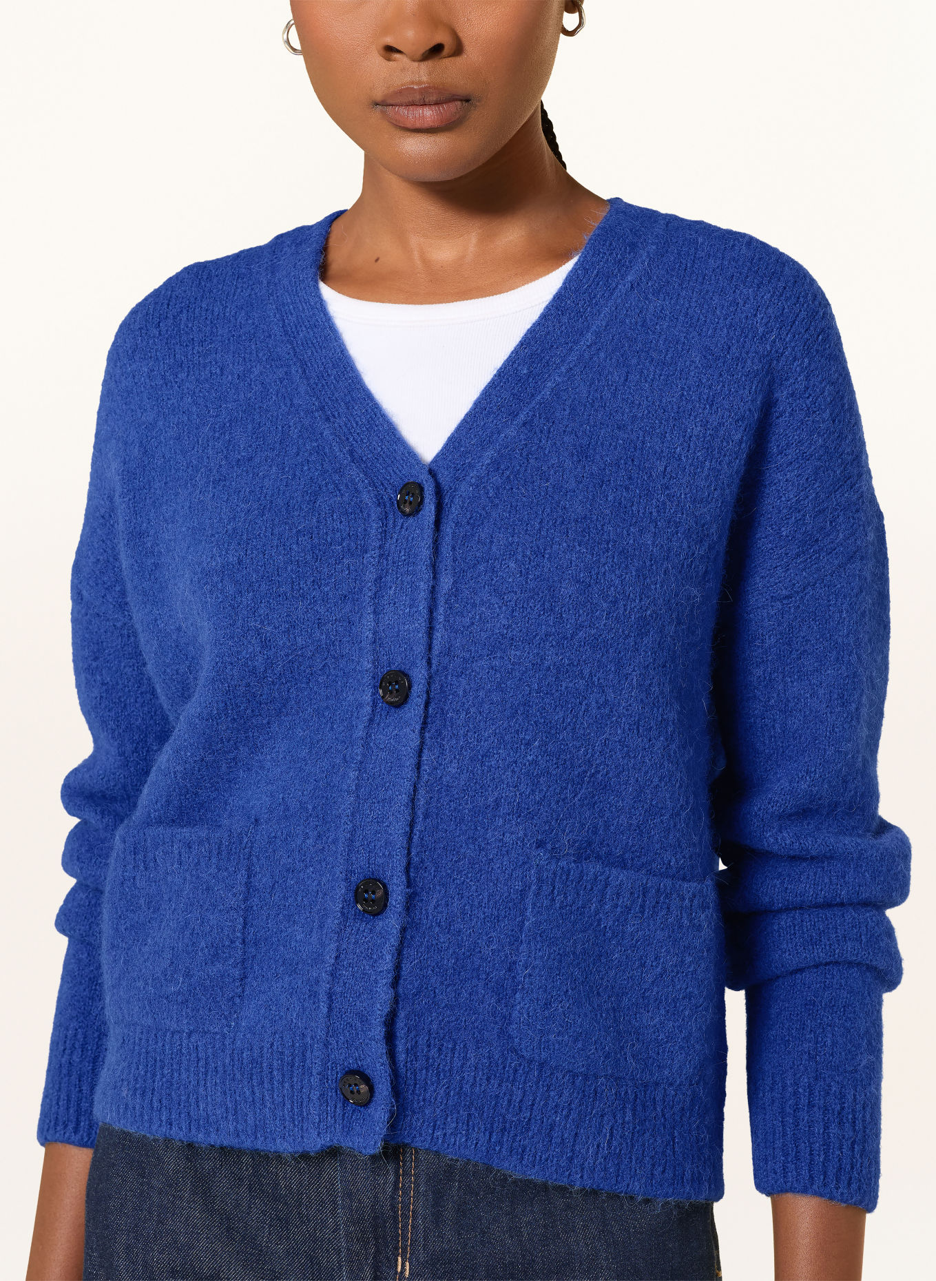 WEEKEND Max Mara Strickjacke GETTATA mit Alpaka: BLAU