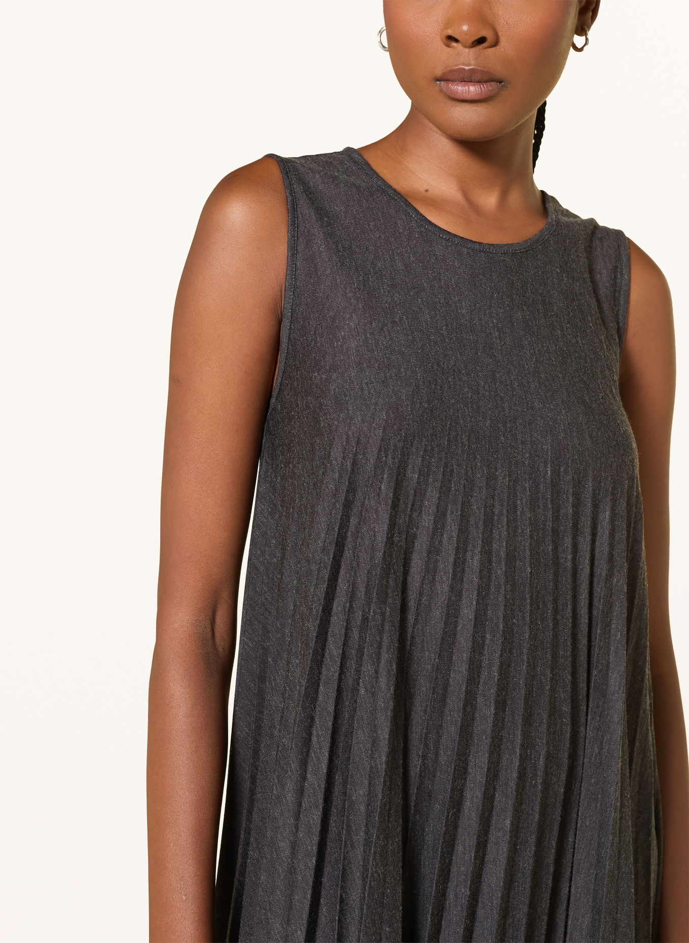 WEEKEND Max Mara Set CALCO: jurk en Trui met 3/4-mouwen: DONKERGRIJS
