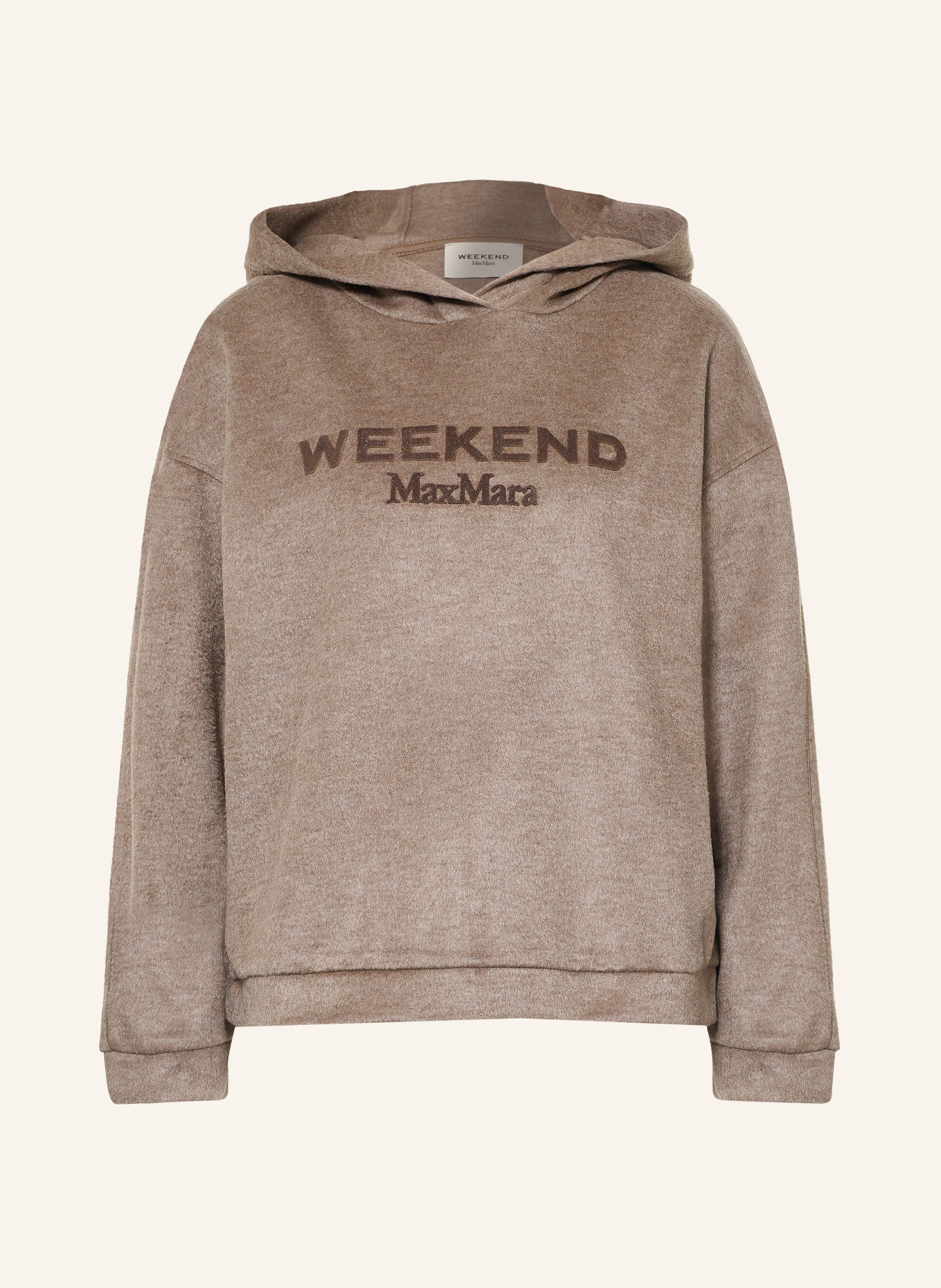 WEEKEND Max Mara Fleecehoodie VETRINO: BRUIN