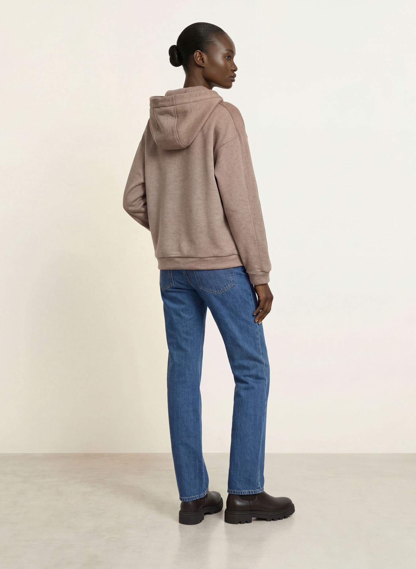 WEEKEND Max Mara Fleecehoodie VETRINO: BRUIN