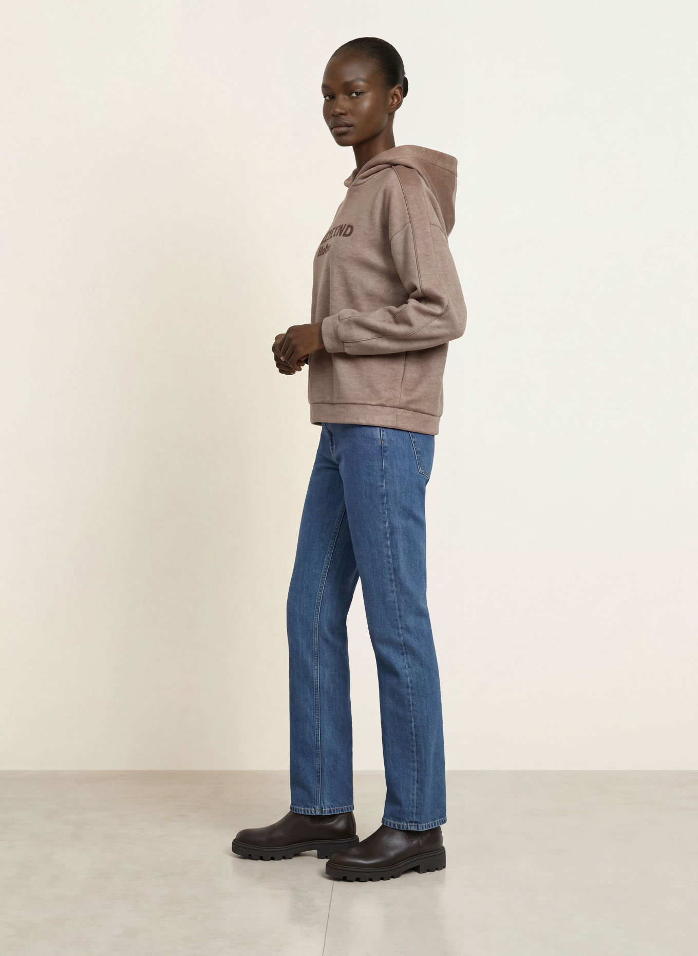 WEEKEND Max Mara Fleecehoodie VETRINO: BRUIN