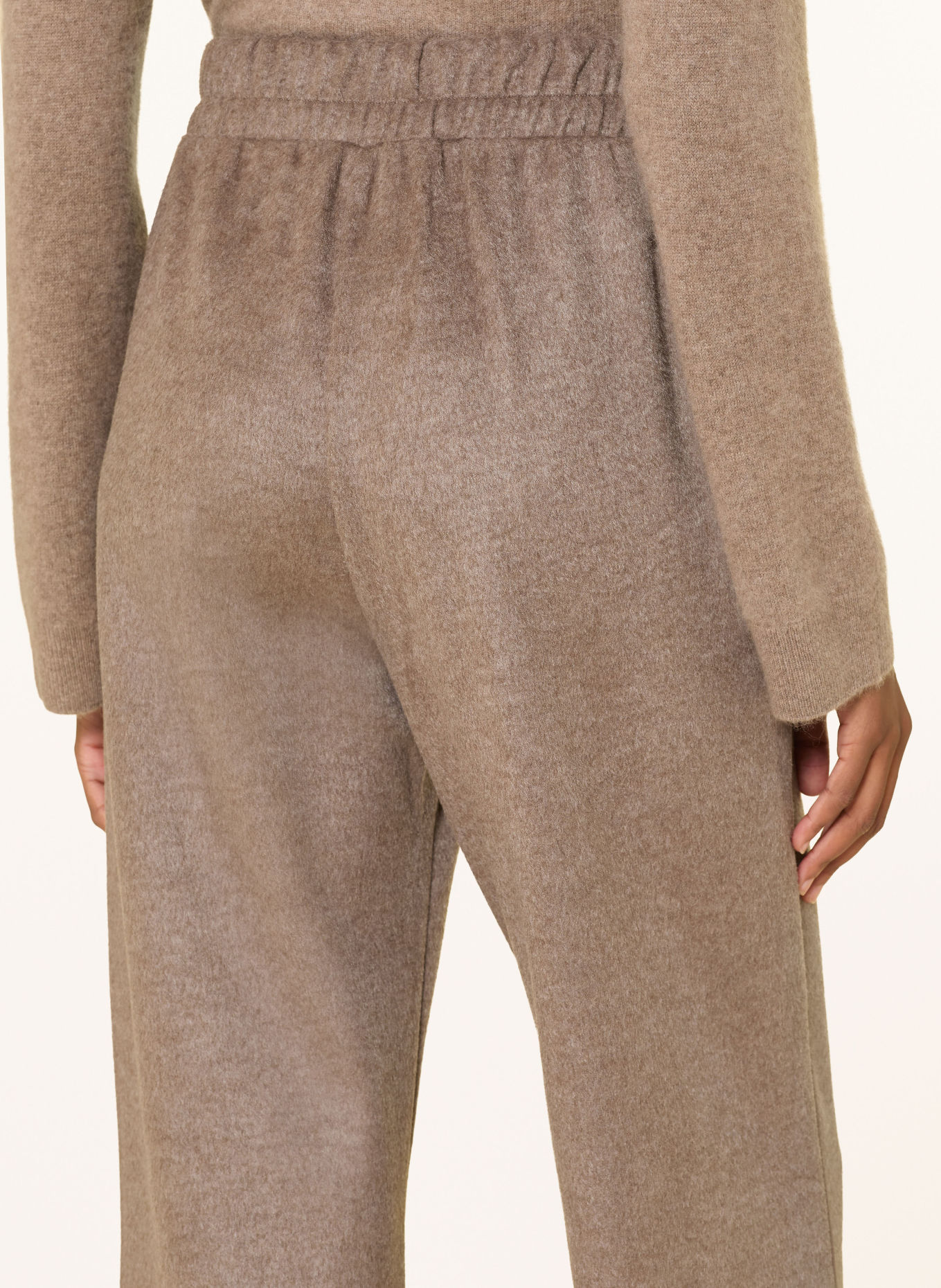 WEEKEND Max Mara Pantalon en molleton TENDA: TAUPE