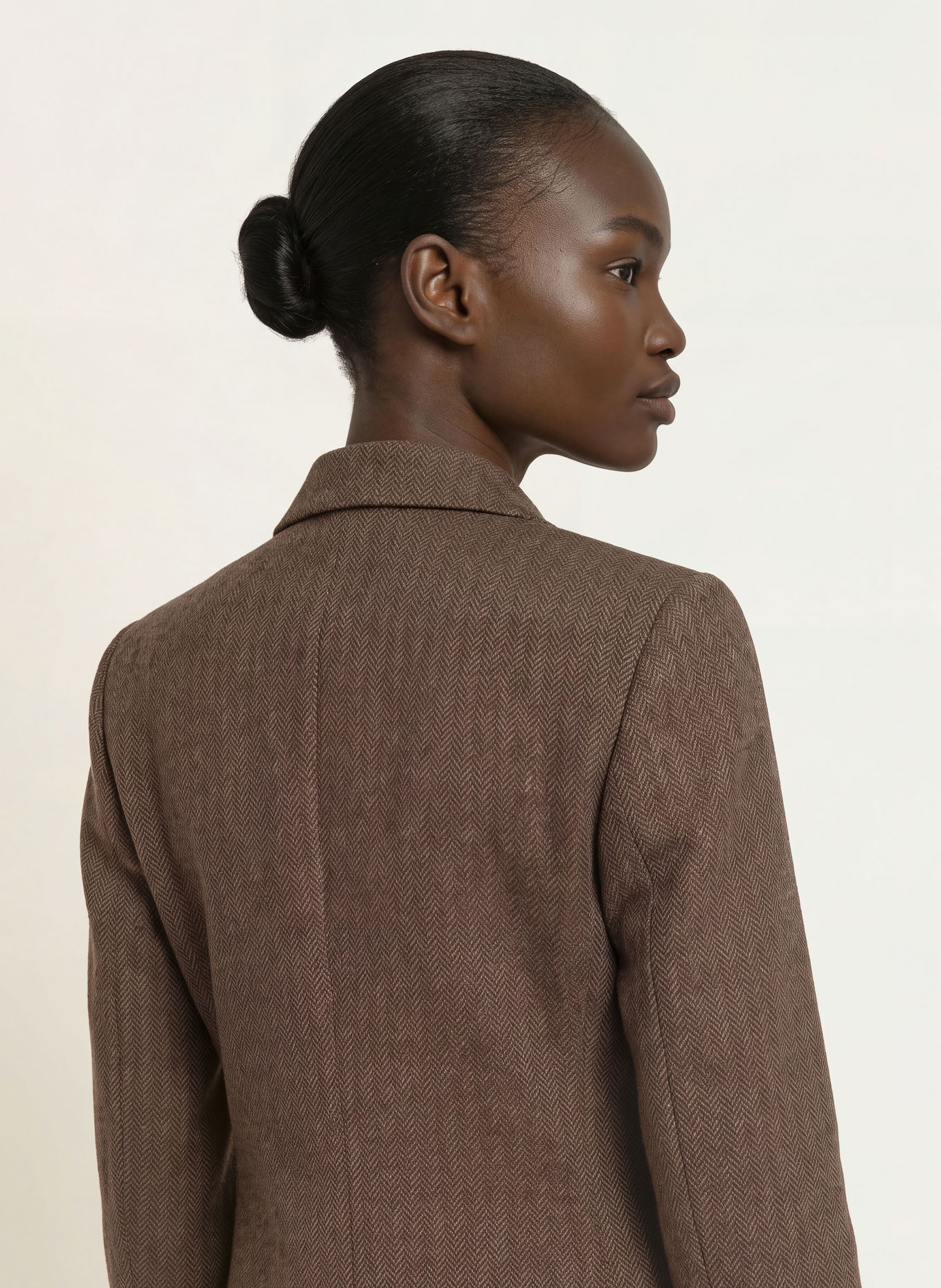 WEEKEND Max Mara FEROCE Blazer: DARK BROWN / TAUPE
