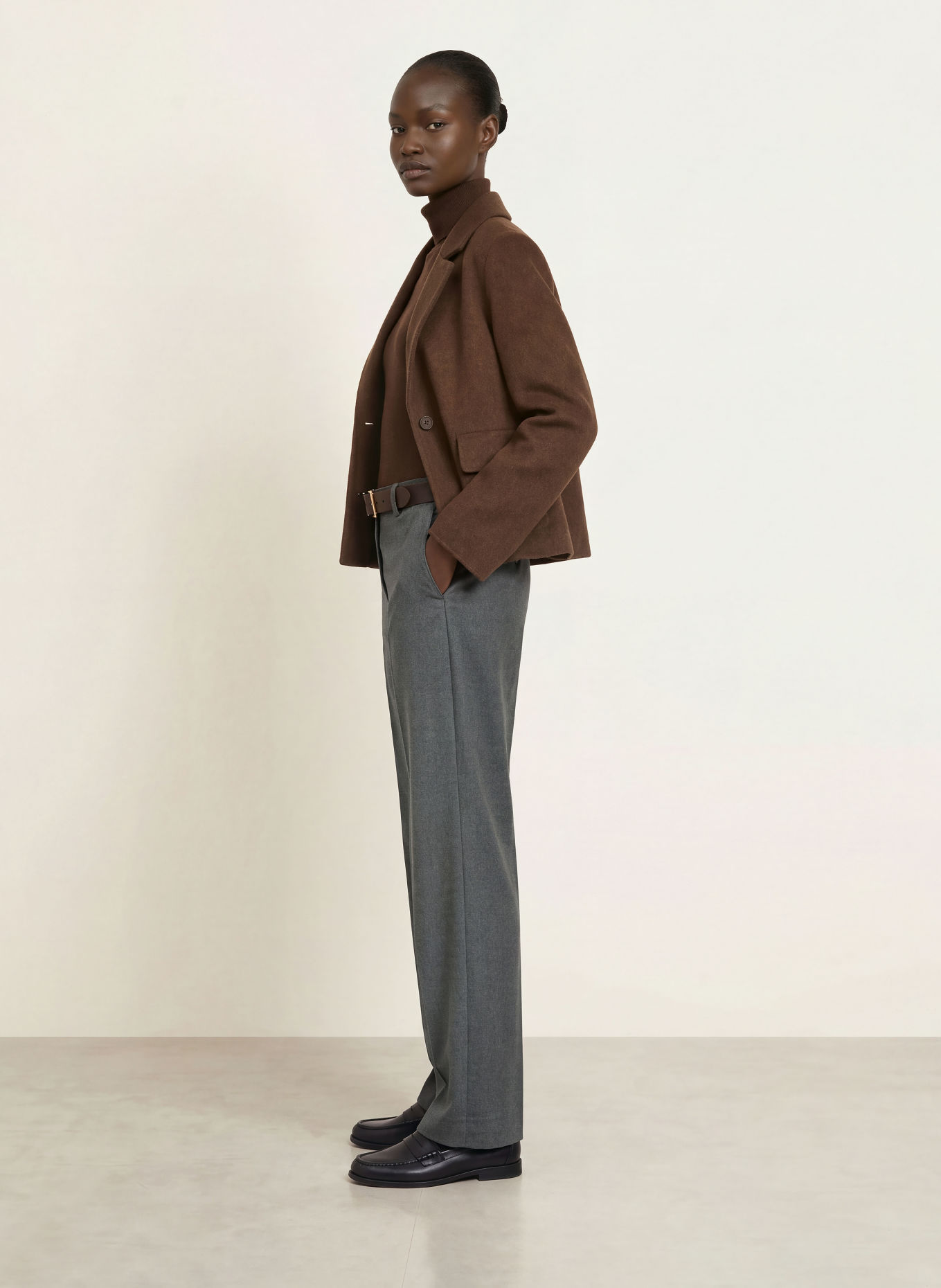 ROSSI TOVY Marlene Pants: GRAY