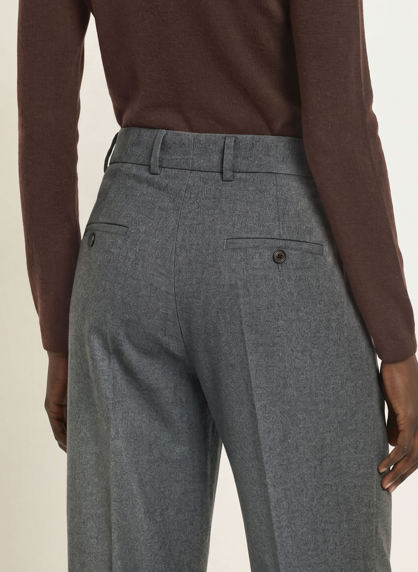 ROSSI TOVY Marlene Pants: GRAY
