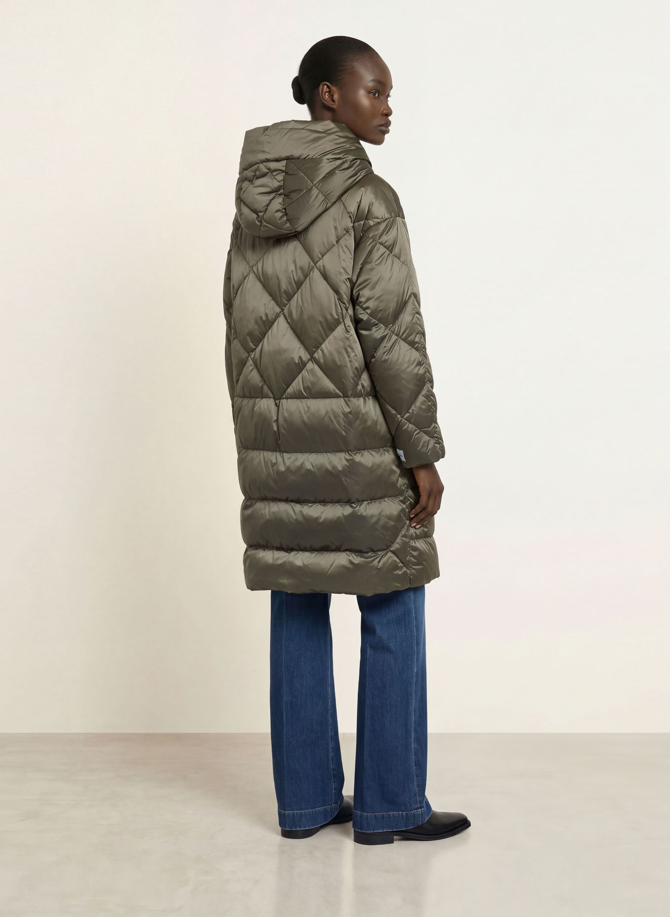 Max Mara The Cube Daunenmantel TREFE: OLIV