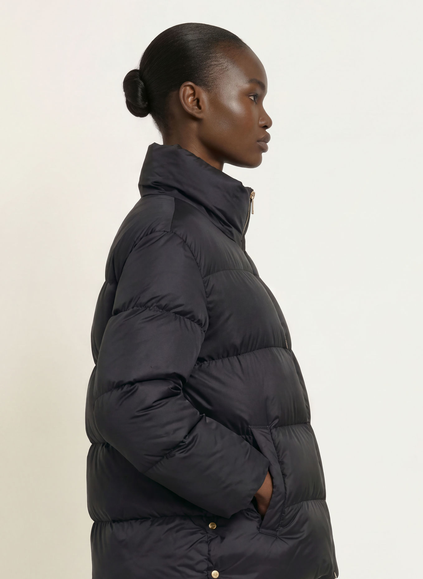 Max Mara The Cube ADORATO Down Jacket: BLACK