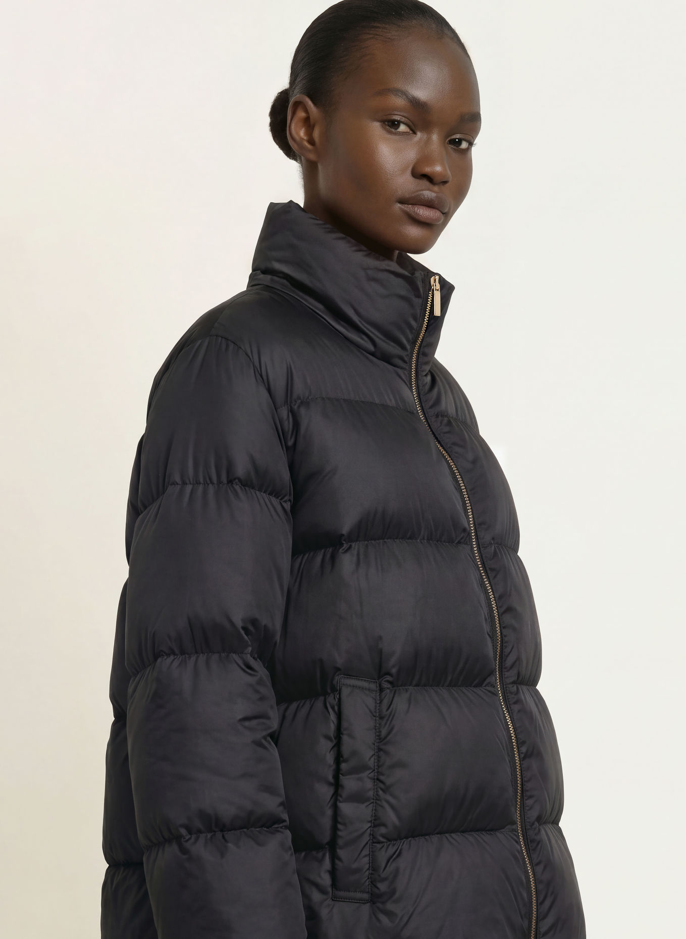 Max Mara The Cube ADORATO Down Jacket: BLACK