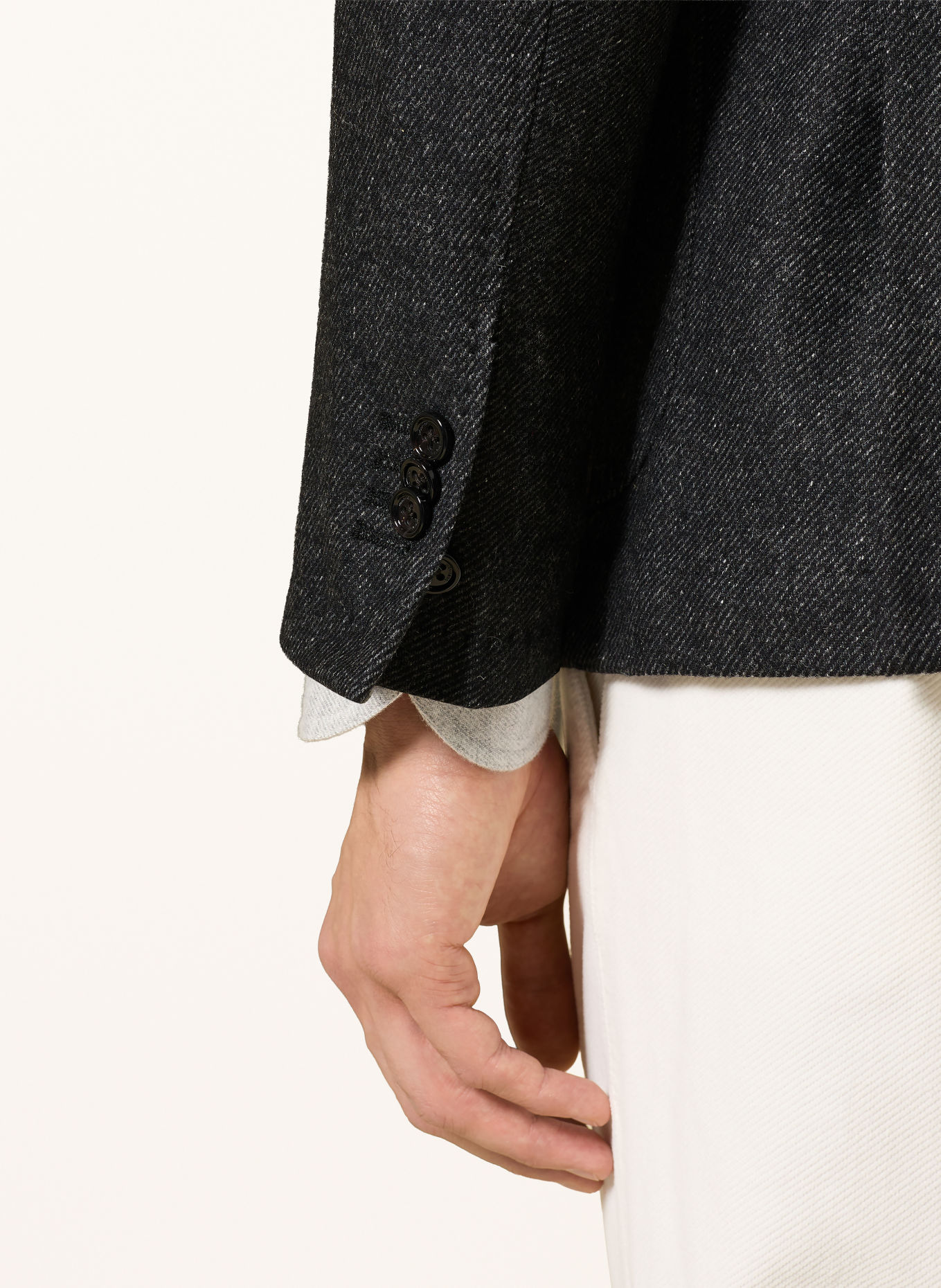 windsor. SALINO Extra Slim Fit Blazer: DARK GRAY / LIGHT GRAY