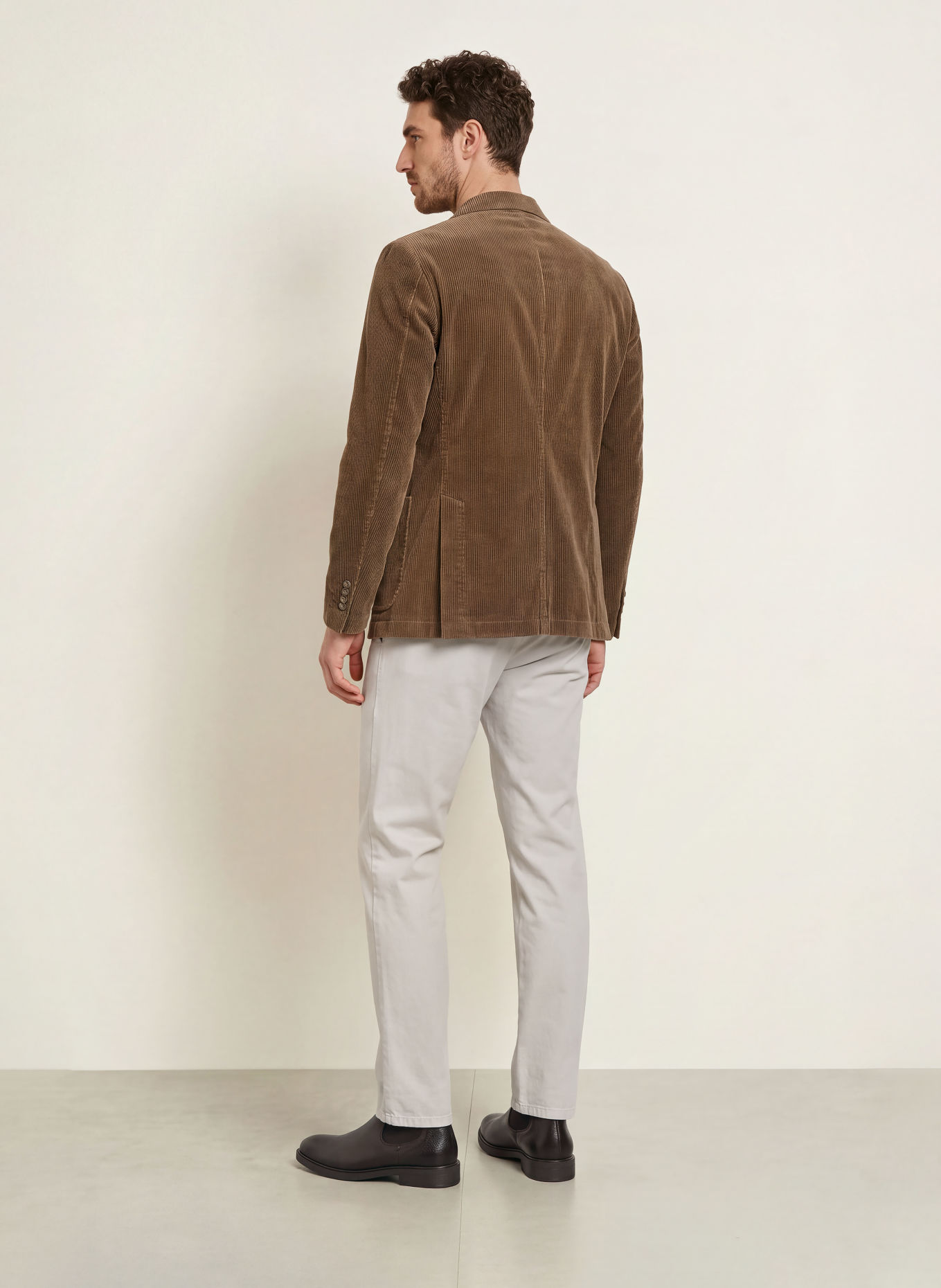windsor. Chino CINO Slim Fit: LICHTGRIJS