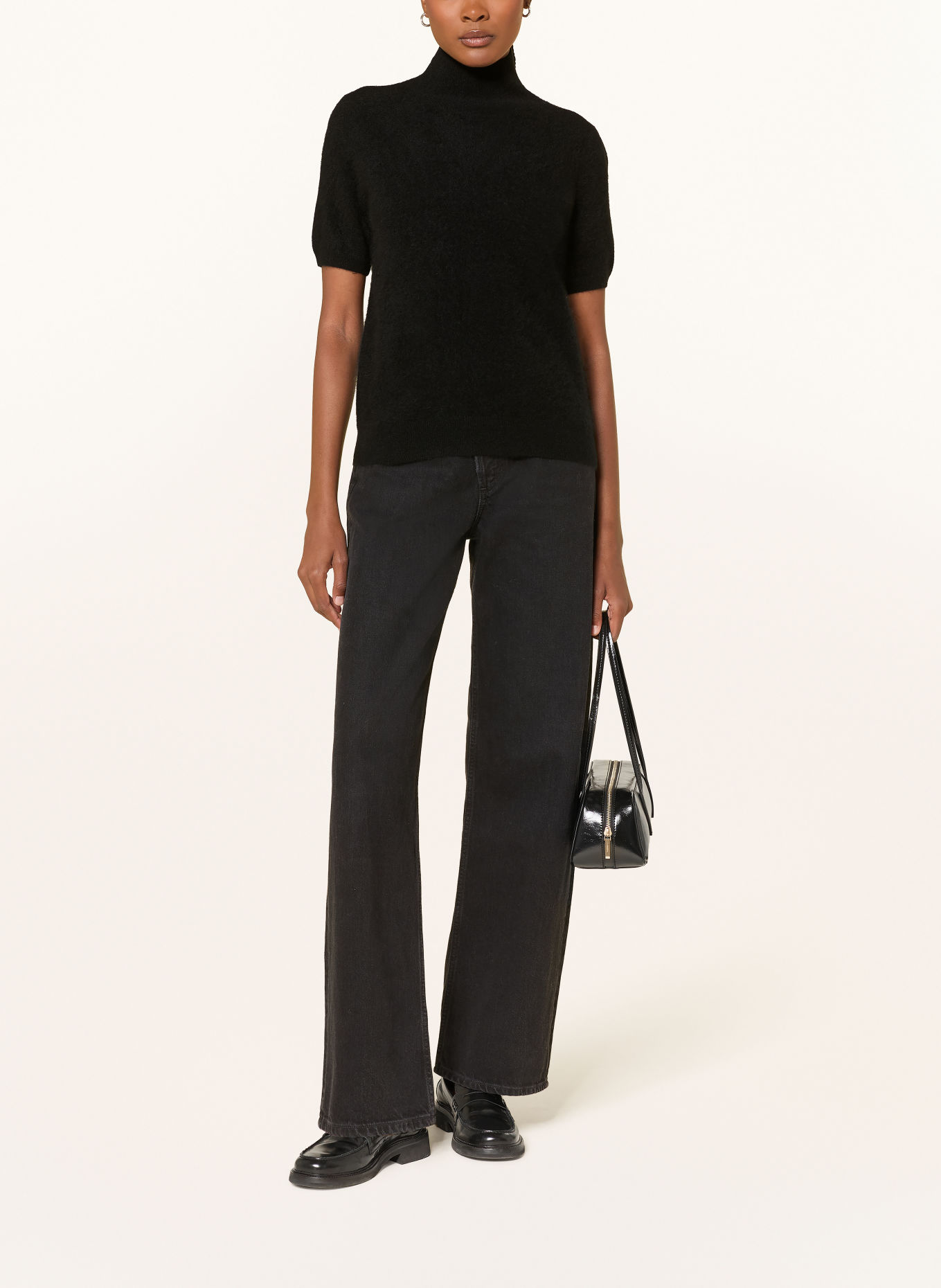 S Max Mara BUONO Knit shirt: BLACK