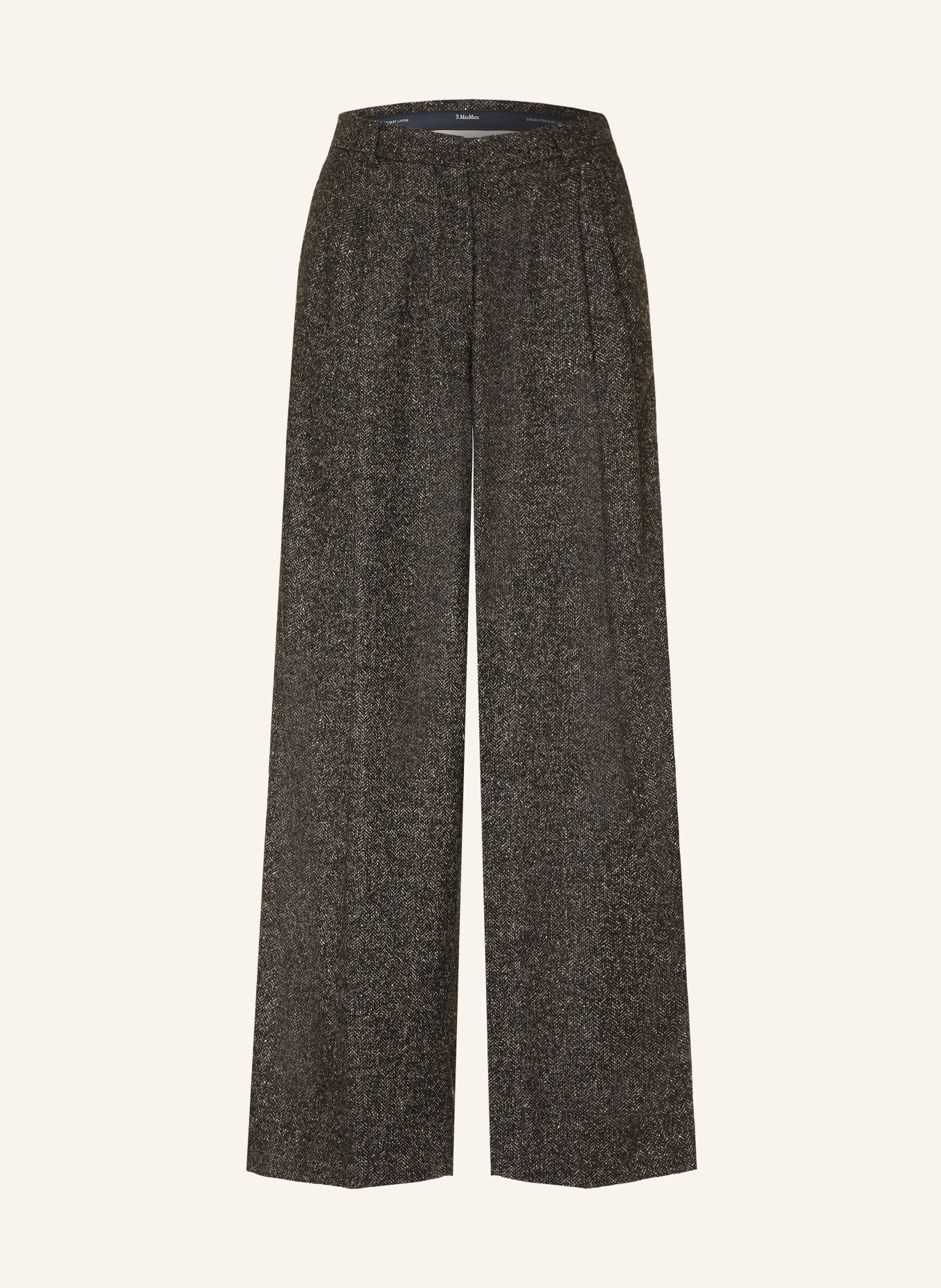 S Max Mara Marlenehose NATALE: SCHWARZ / BRAUN / WEISS