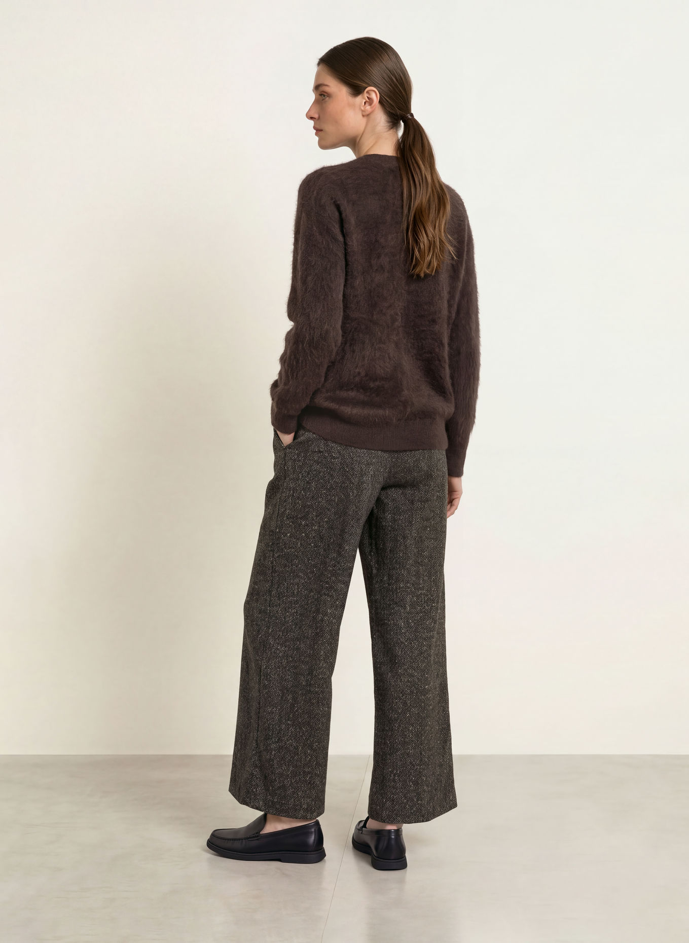 S Max Mara Marlenehose NATALE: SCHWARZ / BRAUN / WEISS