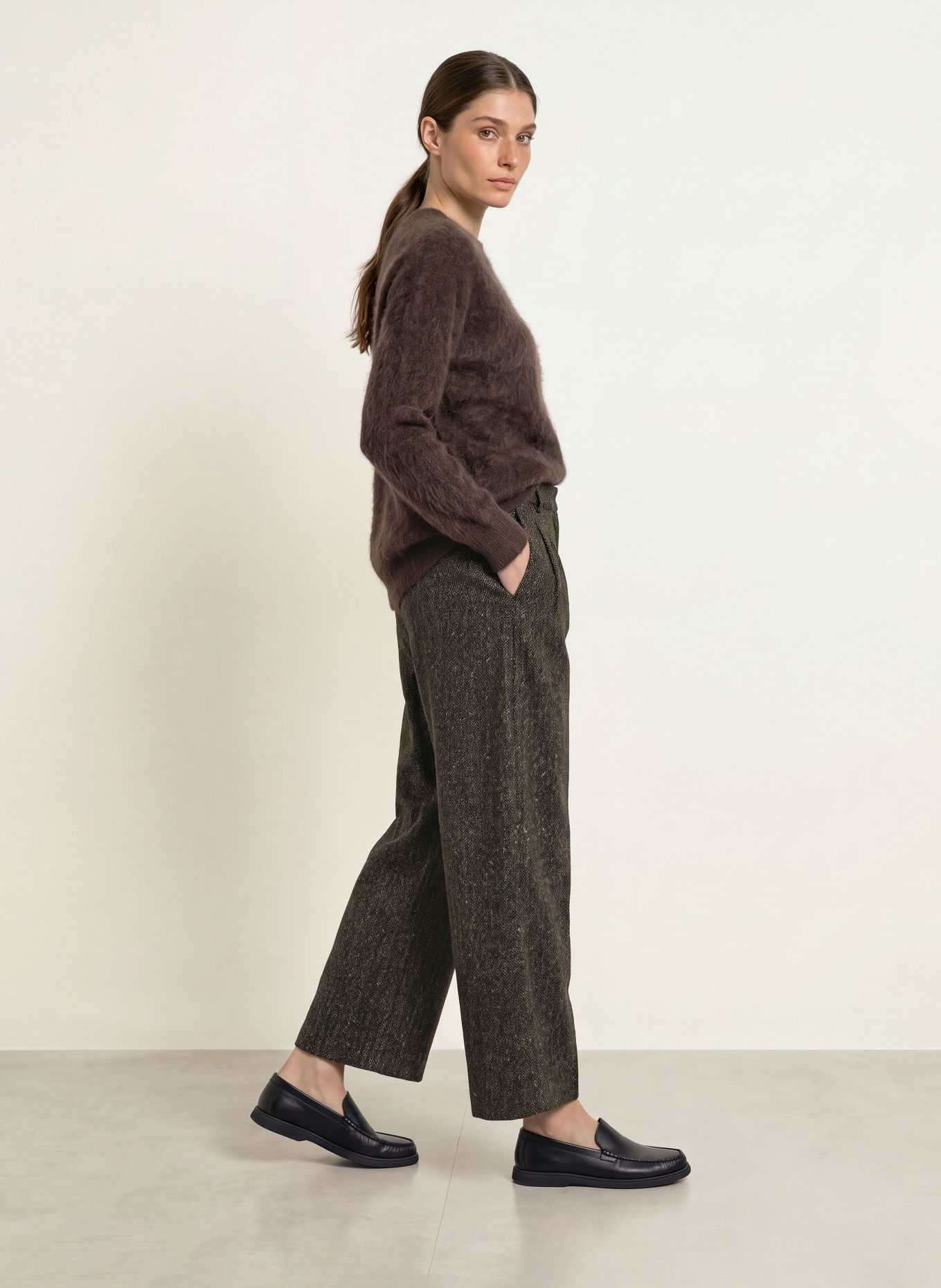 S Max Mara Marlenehose NATALE: SCHWARZ / BRAUN / WEISS