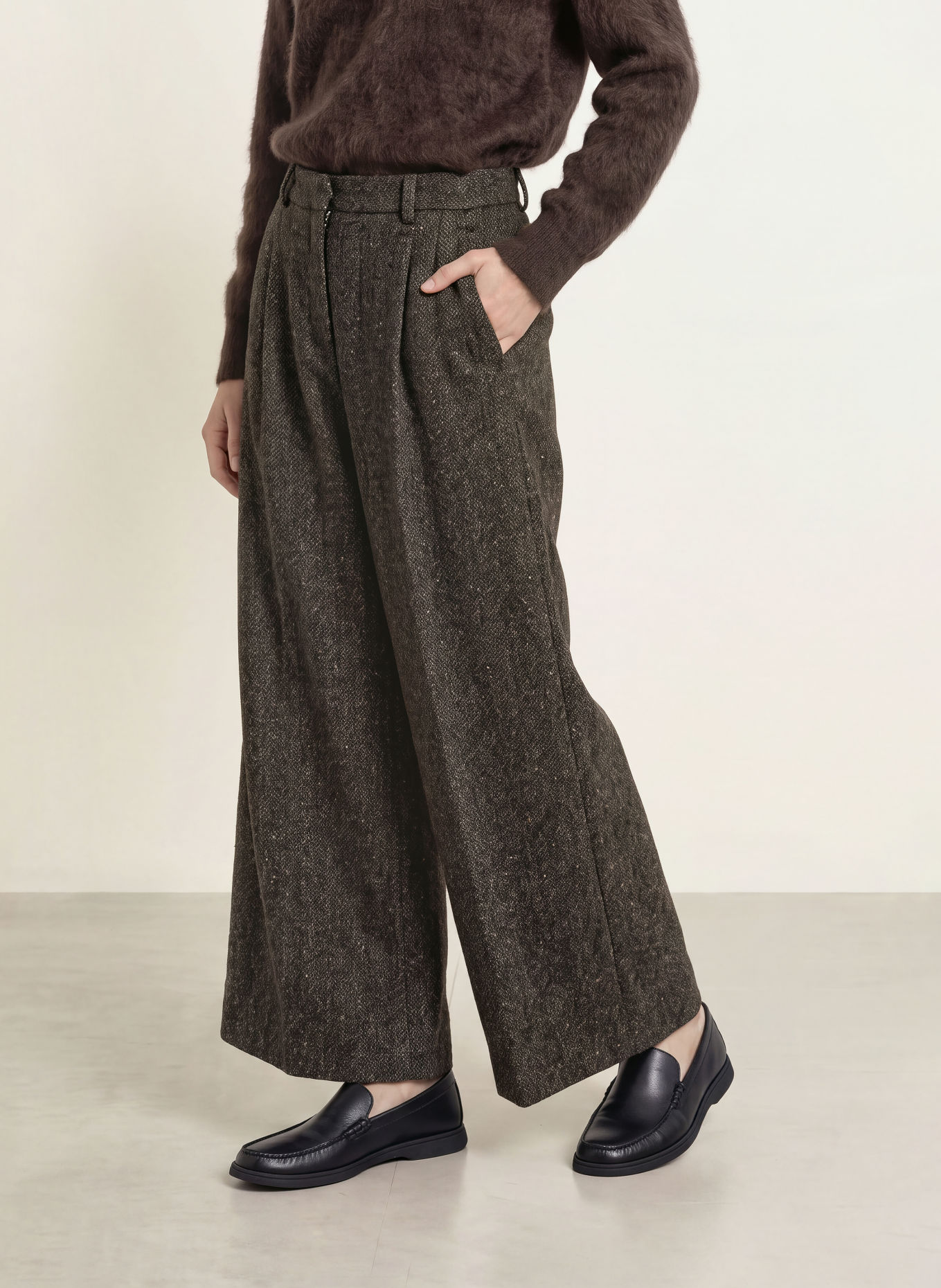 S Max Mara Marlenehose NATALE: SCHWARZ / BRAUN / WEISS