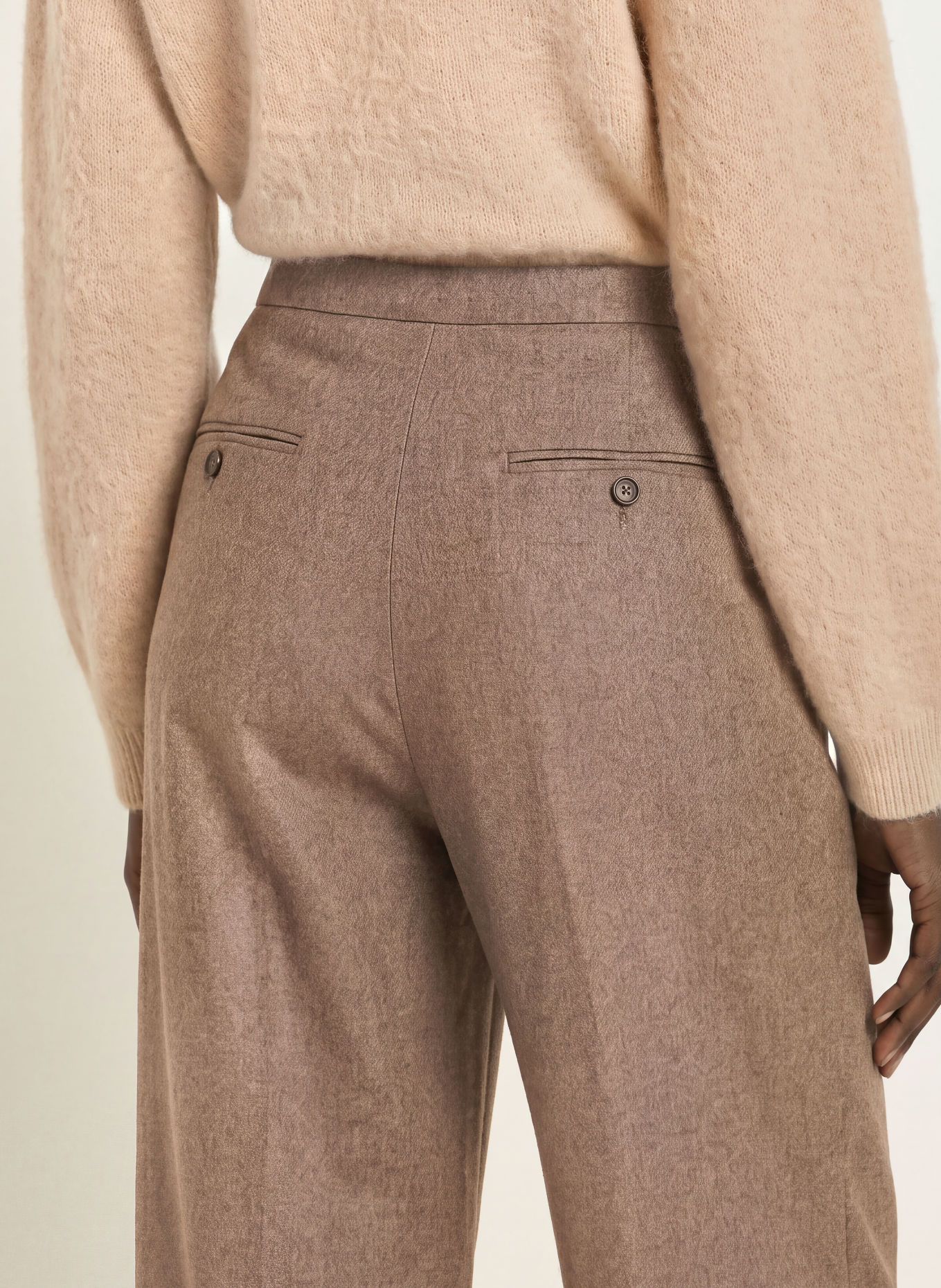 S Max Mara Hose PANFILO: TAUPE