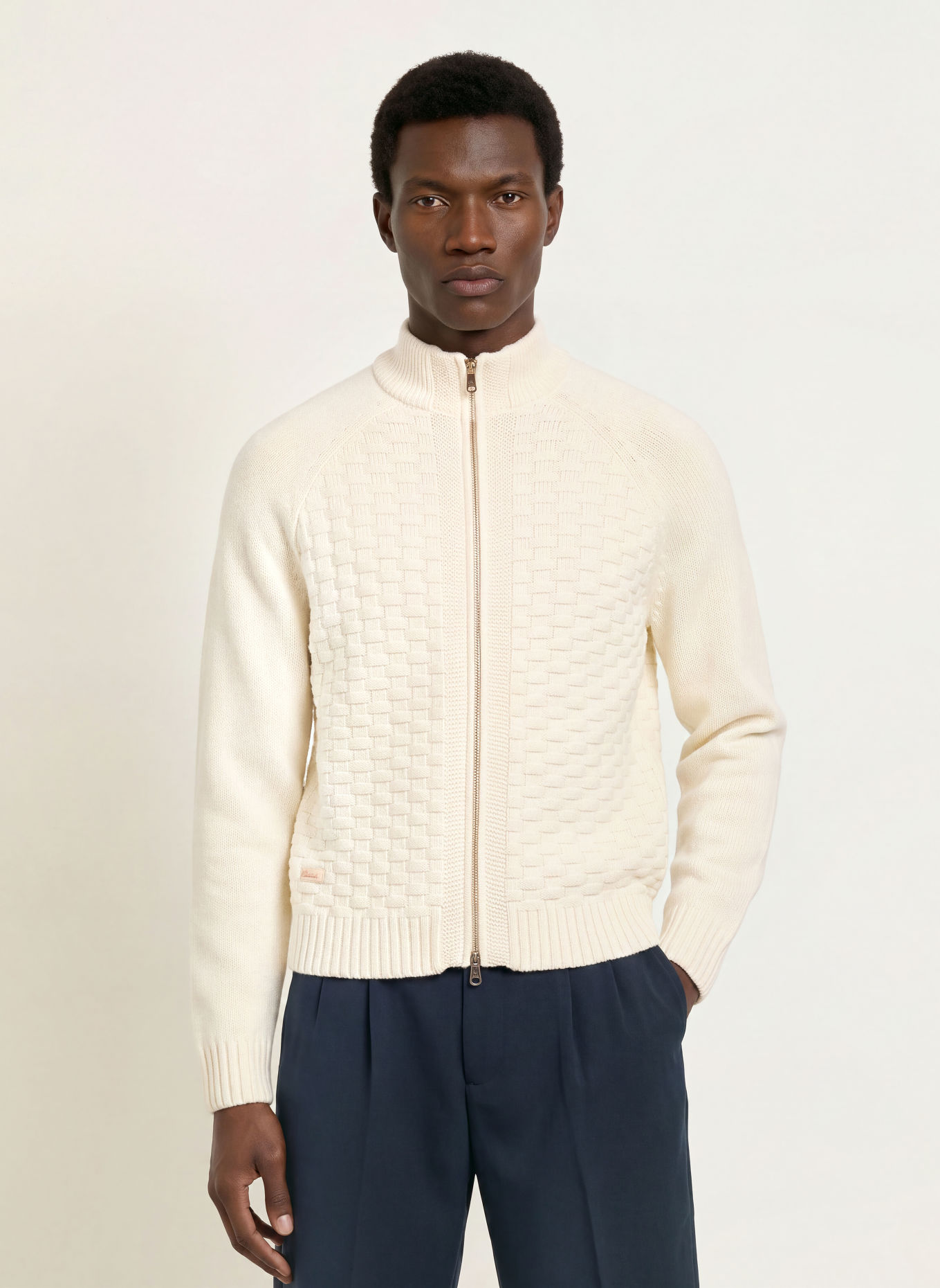 BLKVIS Gilet: ÉCRU