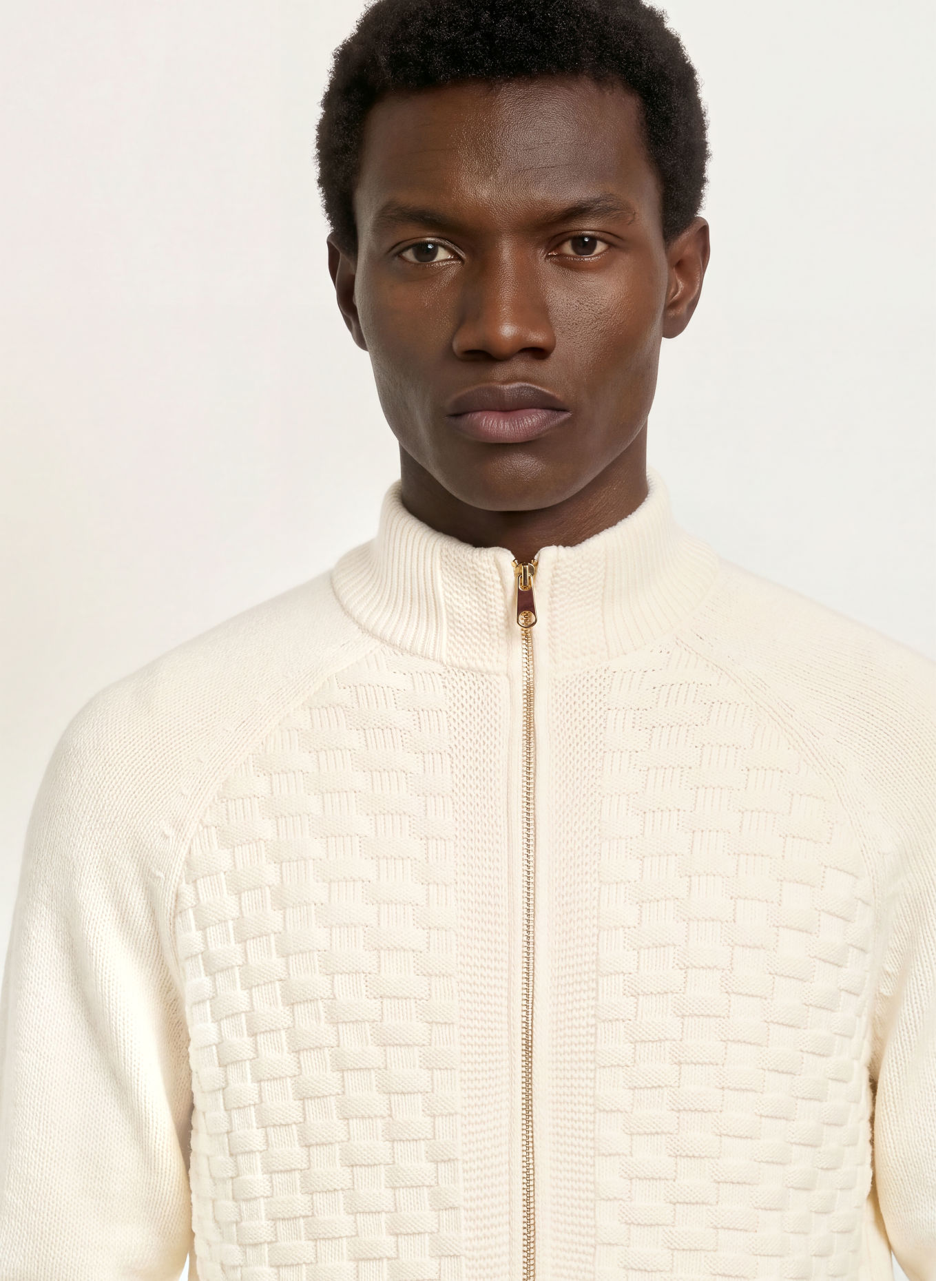 BLKVIS Gilet: ÉCRU