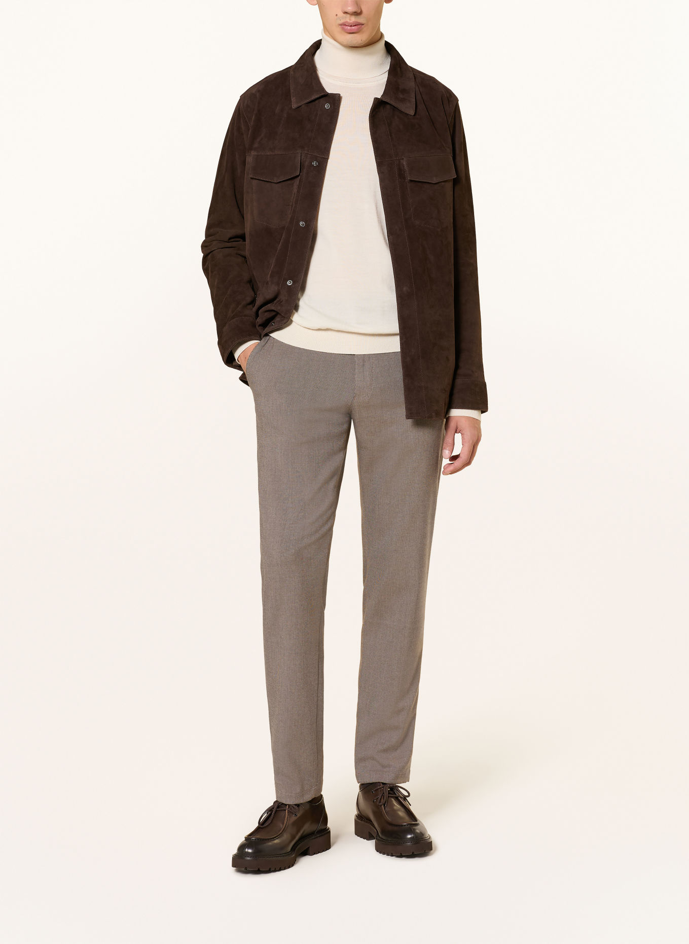 JOOP! JEANS Pantaloni chino MATTHEW, croială modernă: MARO / BEJ