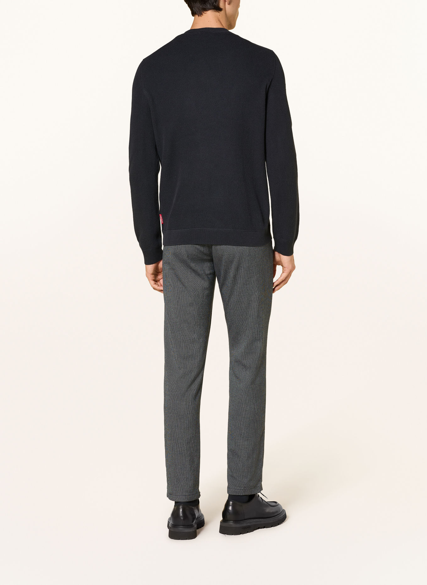 JOOP! JEANS Chino kalhoty MATTHEW Modern Fit: TMAVĚ MODRÁ / BÍLÁ