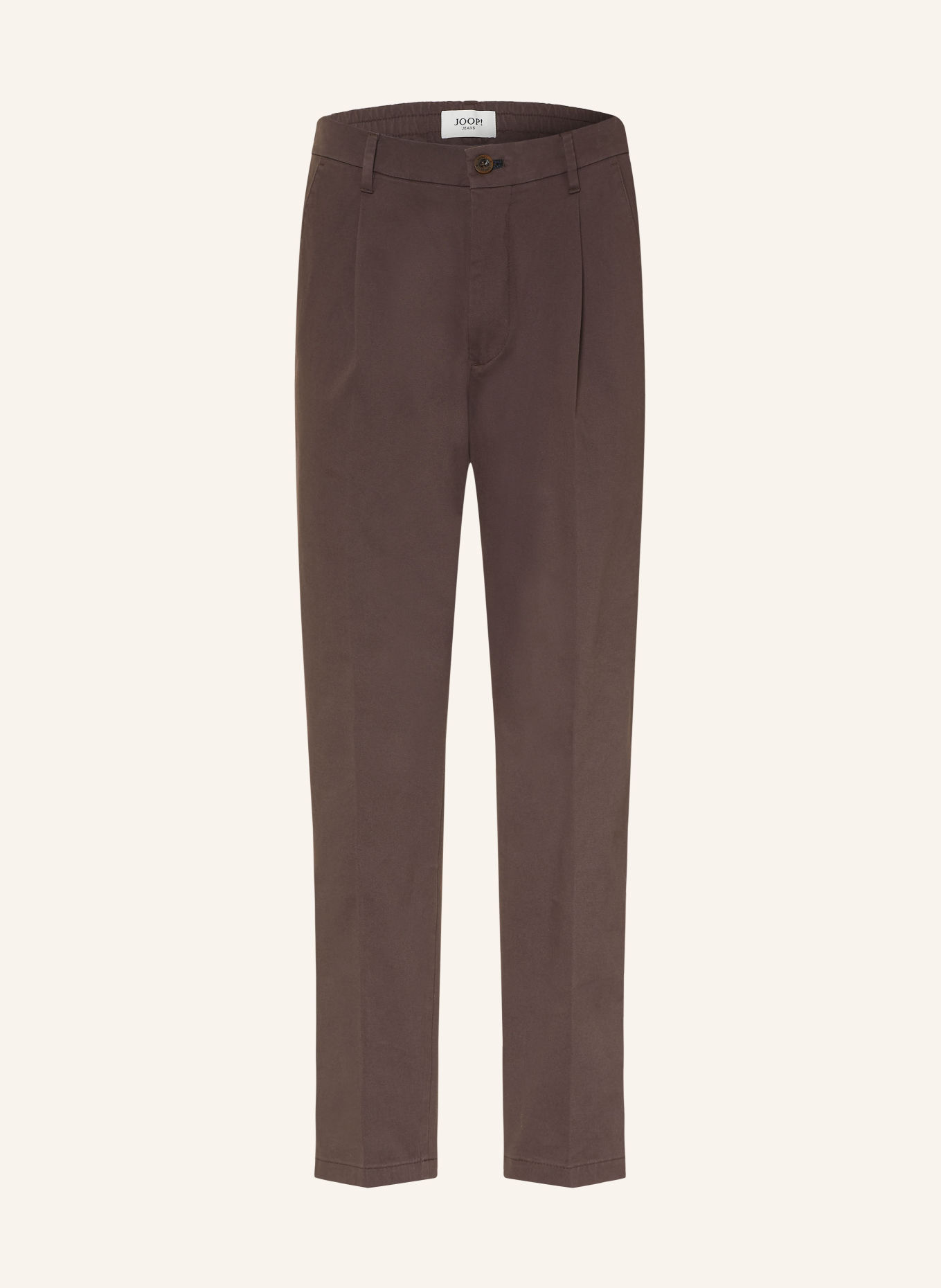 JOOP! JEANS LEAD Loose-Fit Chinos: DARK BROWN