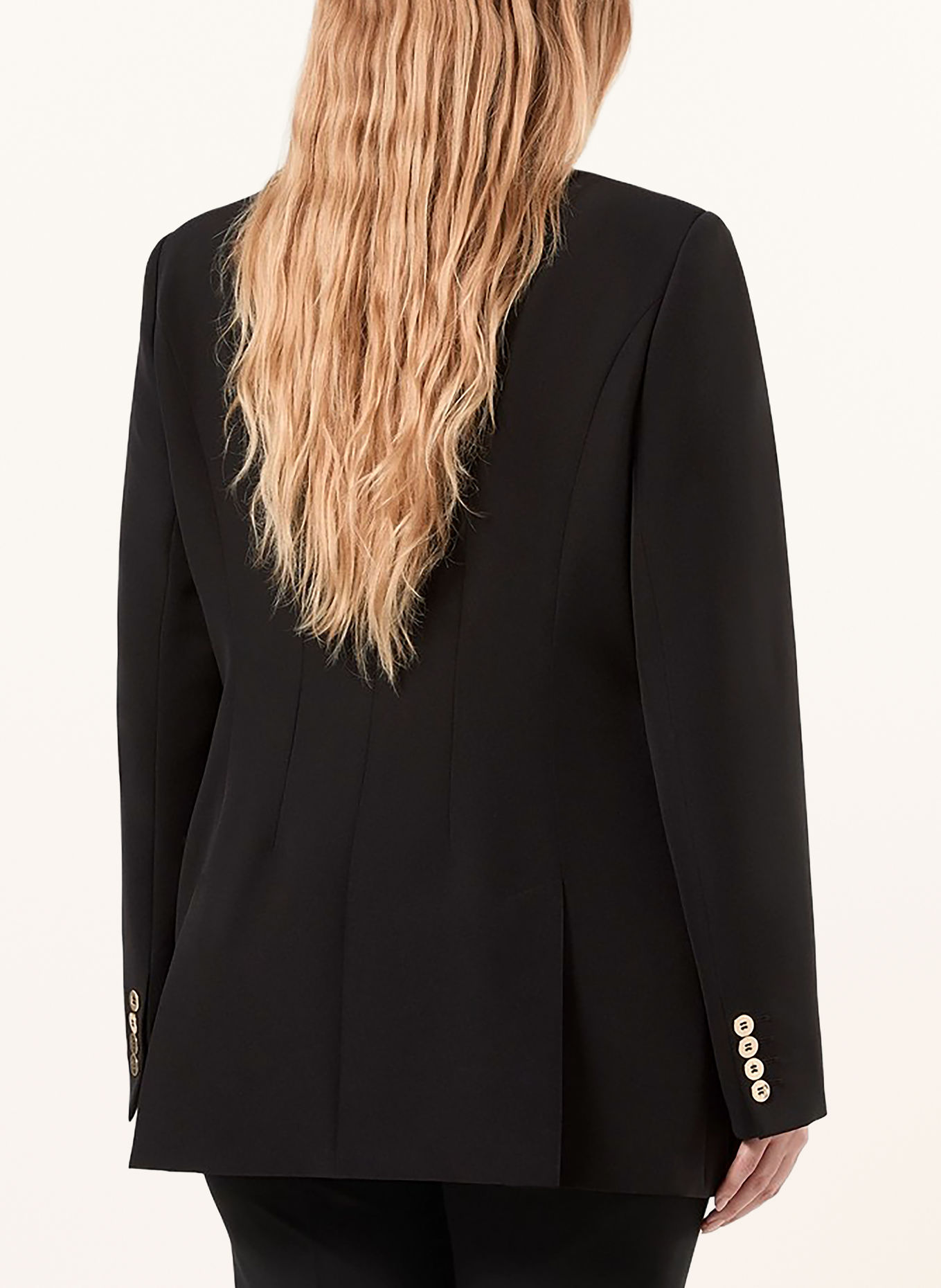 PERSONA MARINA RINALDI Long blazer PMRMATERIA: BLACK