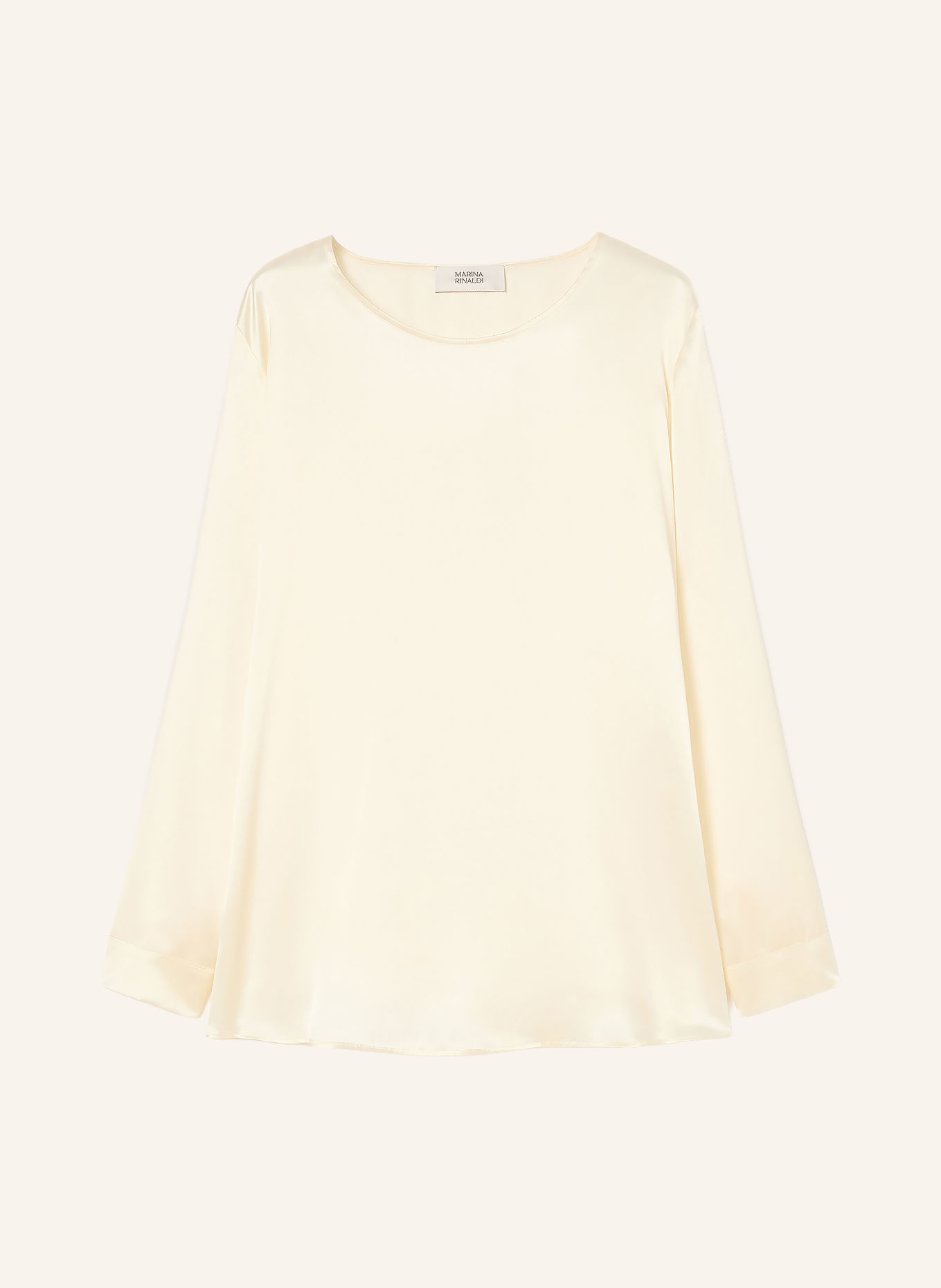 MARINA RINALDI Blusenshirt MRVARGENTO aus Seide: ECRU