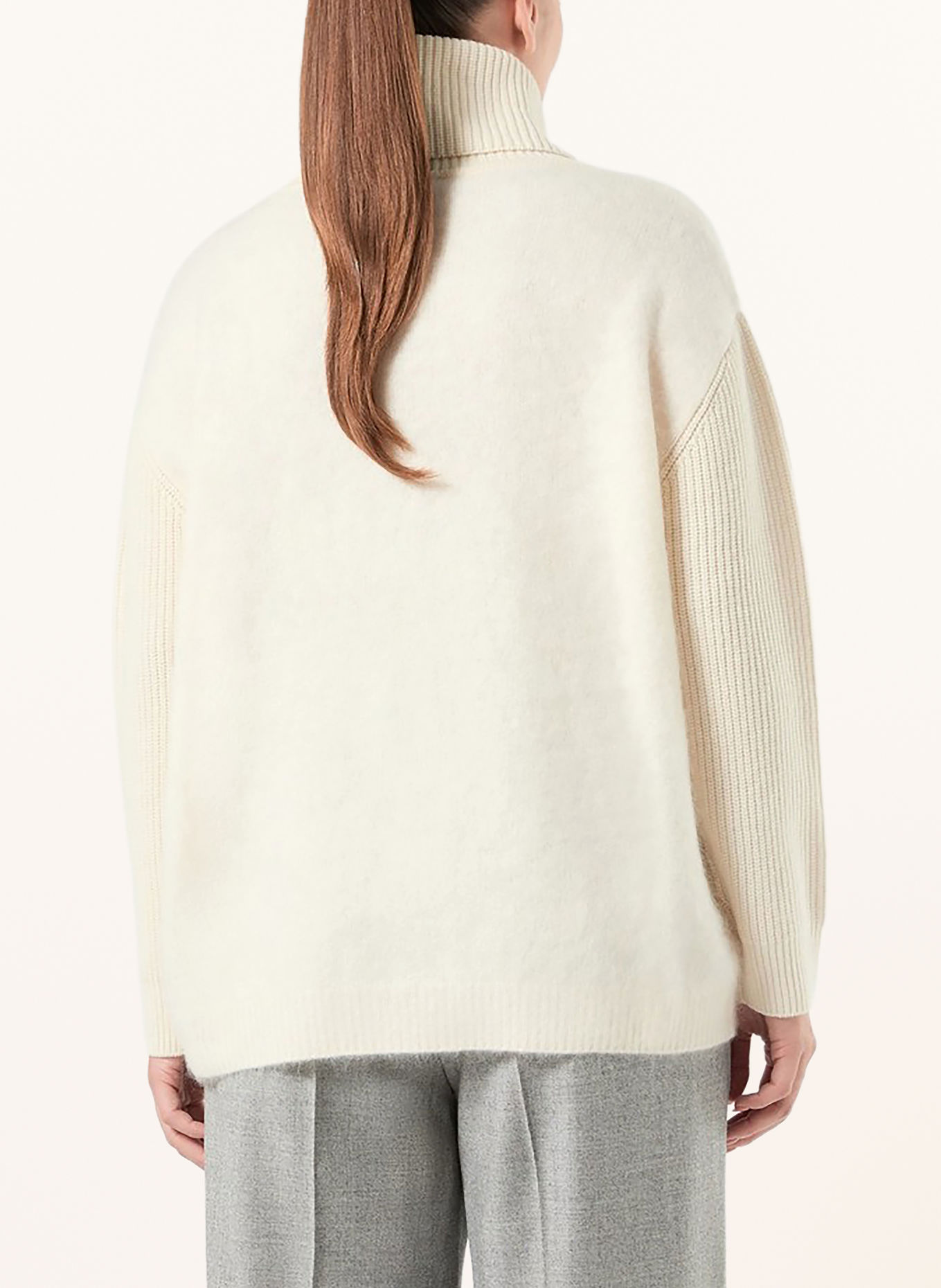 MARINA RINALDI MOLI Turtleneck sweater: ECRU