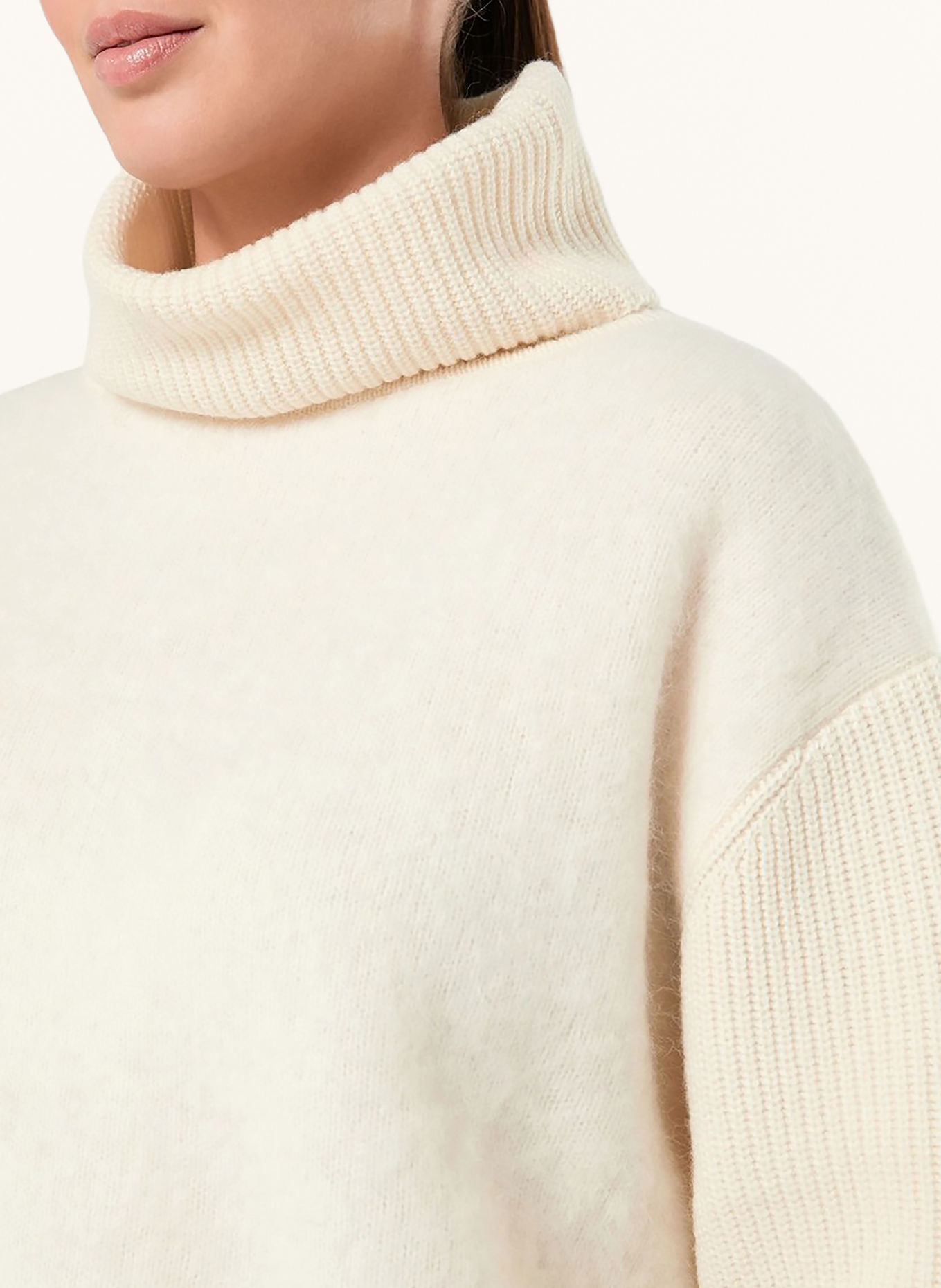 MARINA RINALDI MOLI Turtleneck sweater: ECRU