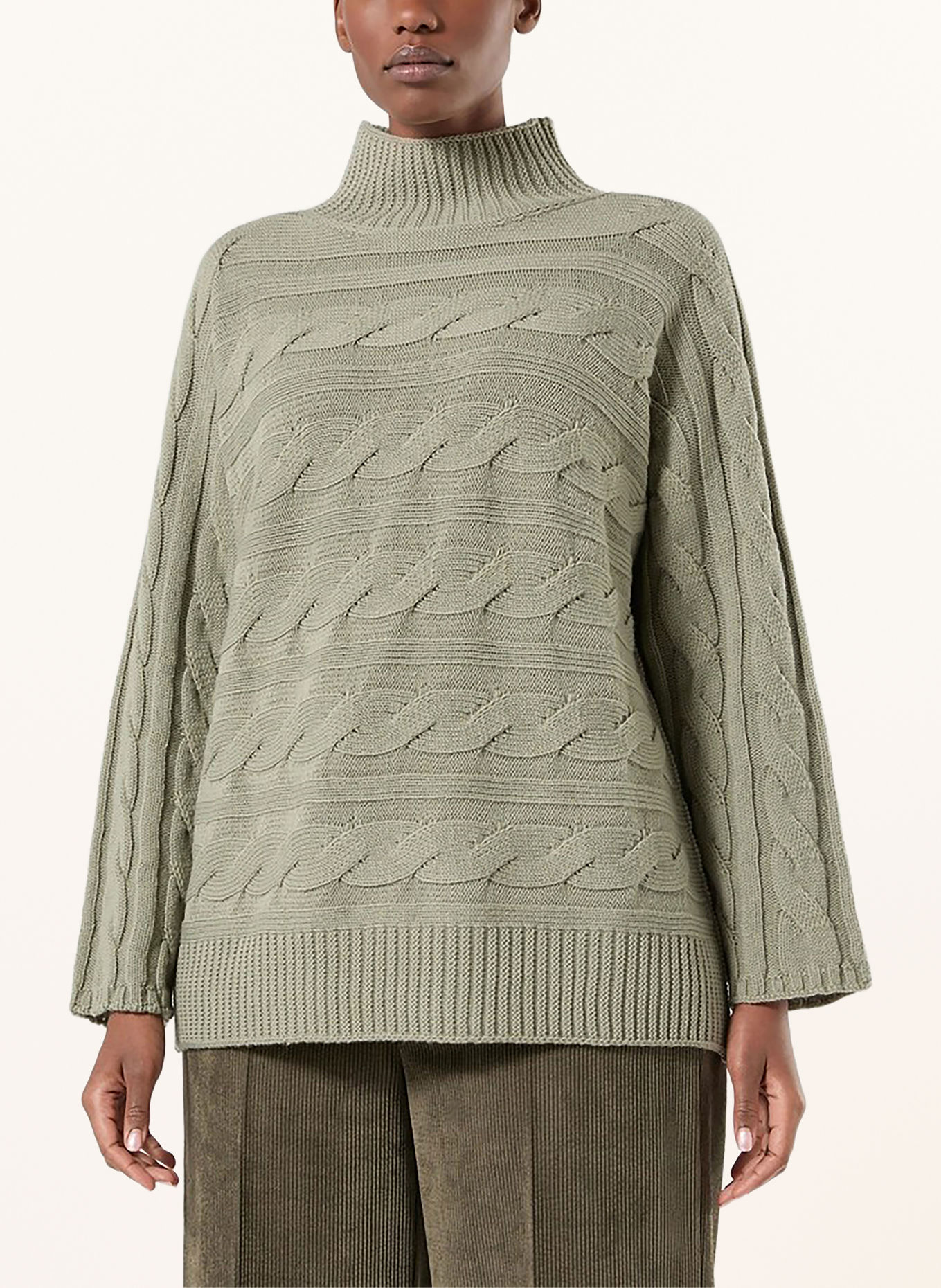 MARINA RINALDI Pullover MRSGANG: HELLGRÜN