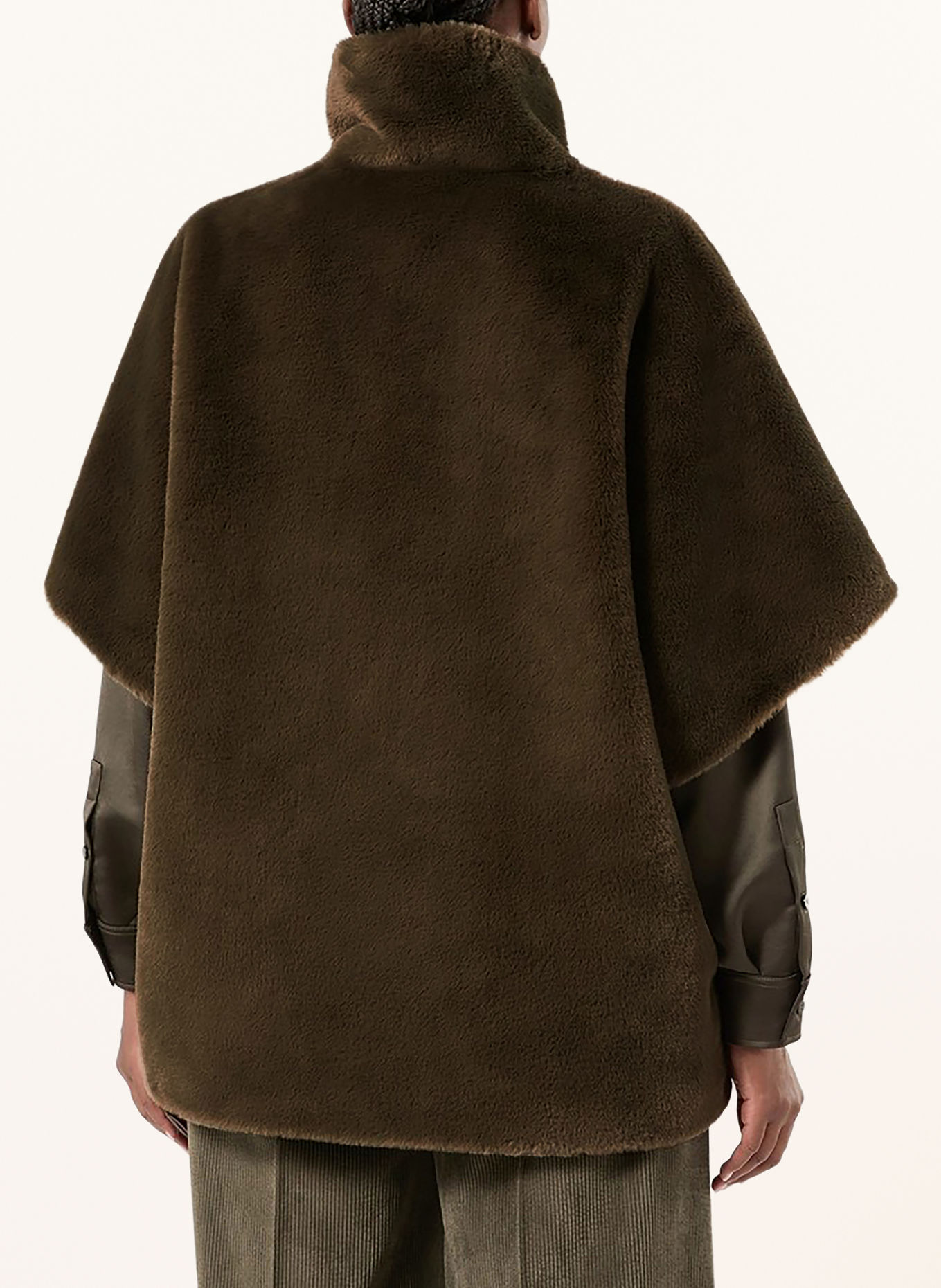 MARINA RINALDI Kunstfell-Jacke OGGI zum Wenden: OLIV