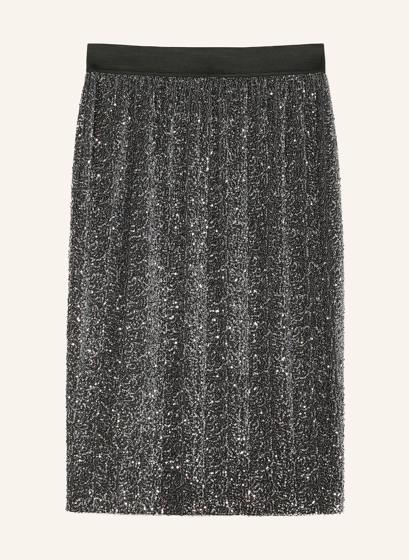 PERSONA MARINA RINALDI NNWBIG Skirt with Sequins: DARK GRAY