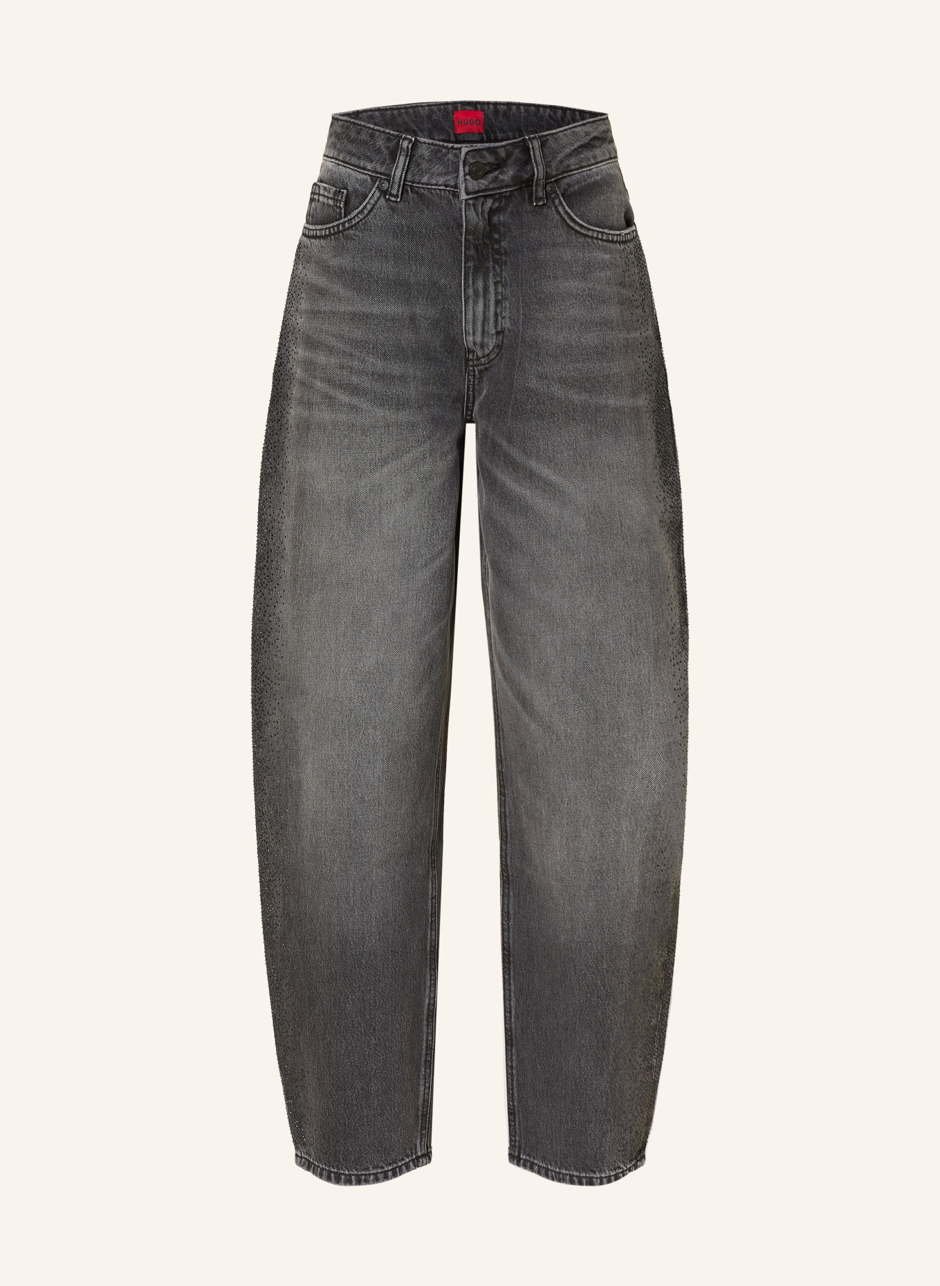 HUGO Jean barrel GIMINE avec strass: 040 SILVER