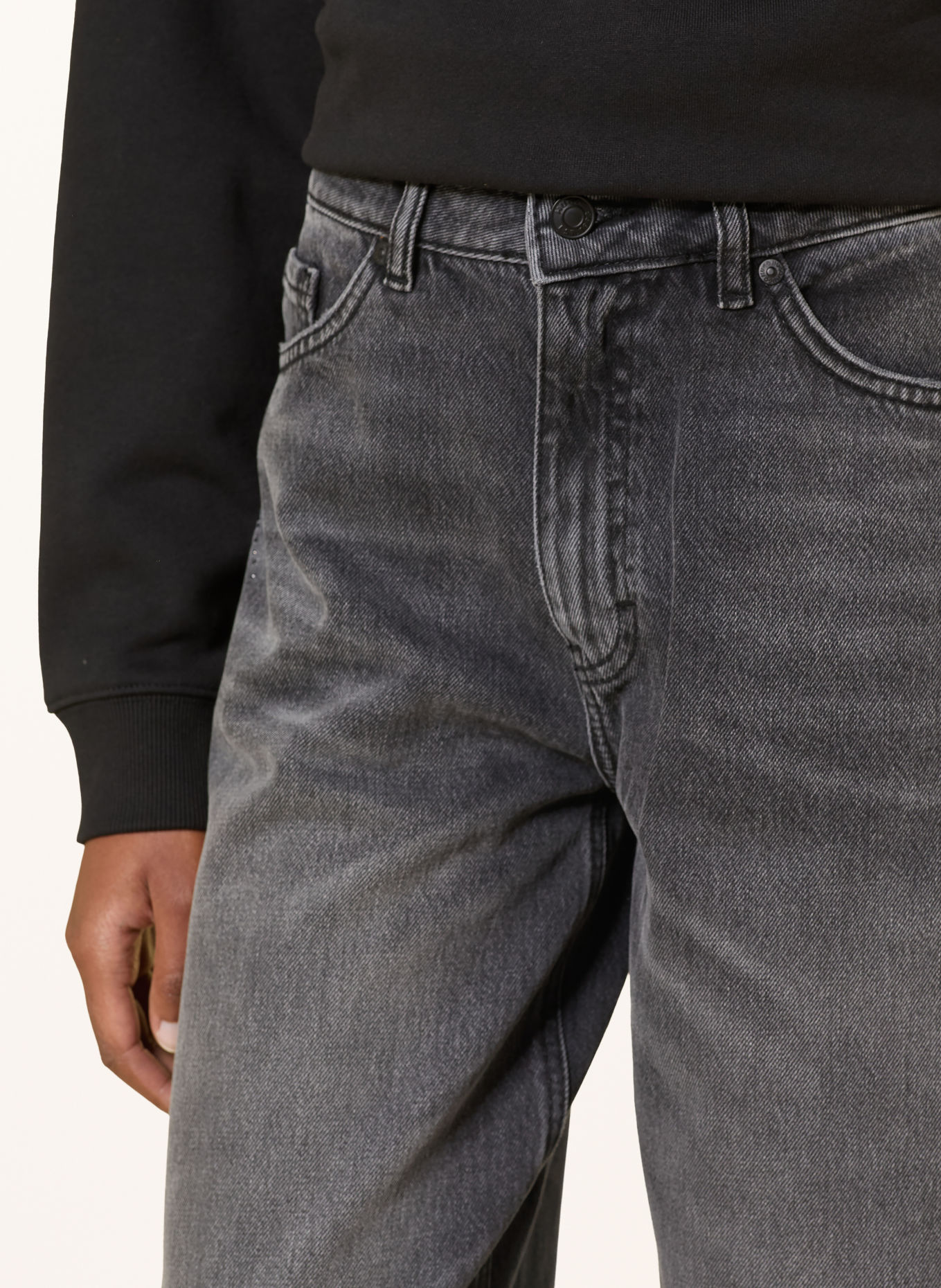 HUGO Jean barrel GIMINE avec strass: 040 SILVER