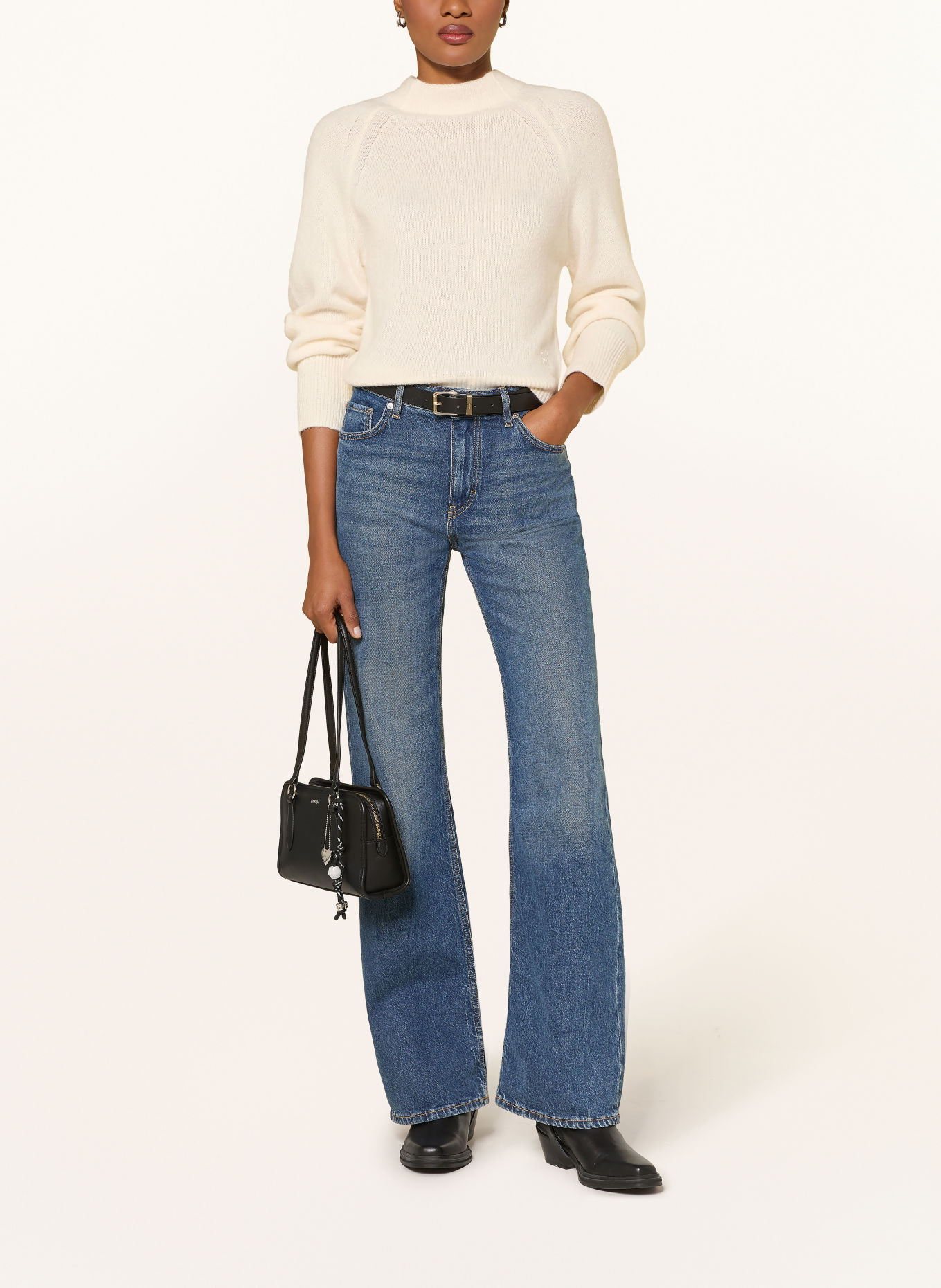 HUGO SURPENIO Sweater: CREAM