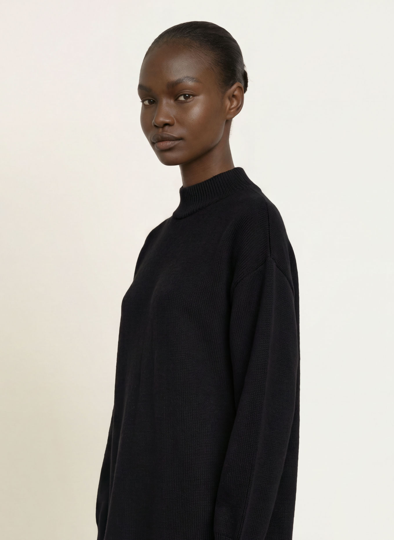 HUGO SORELLENY Knit Dress: BLACK
