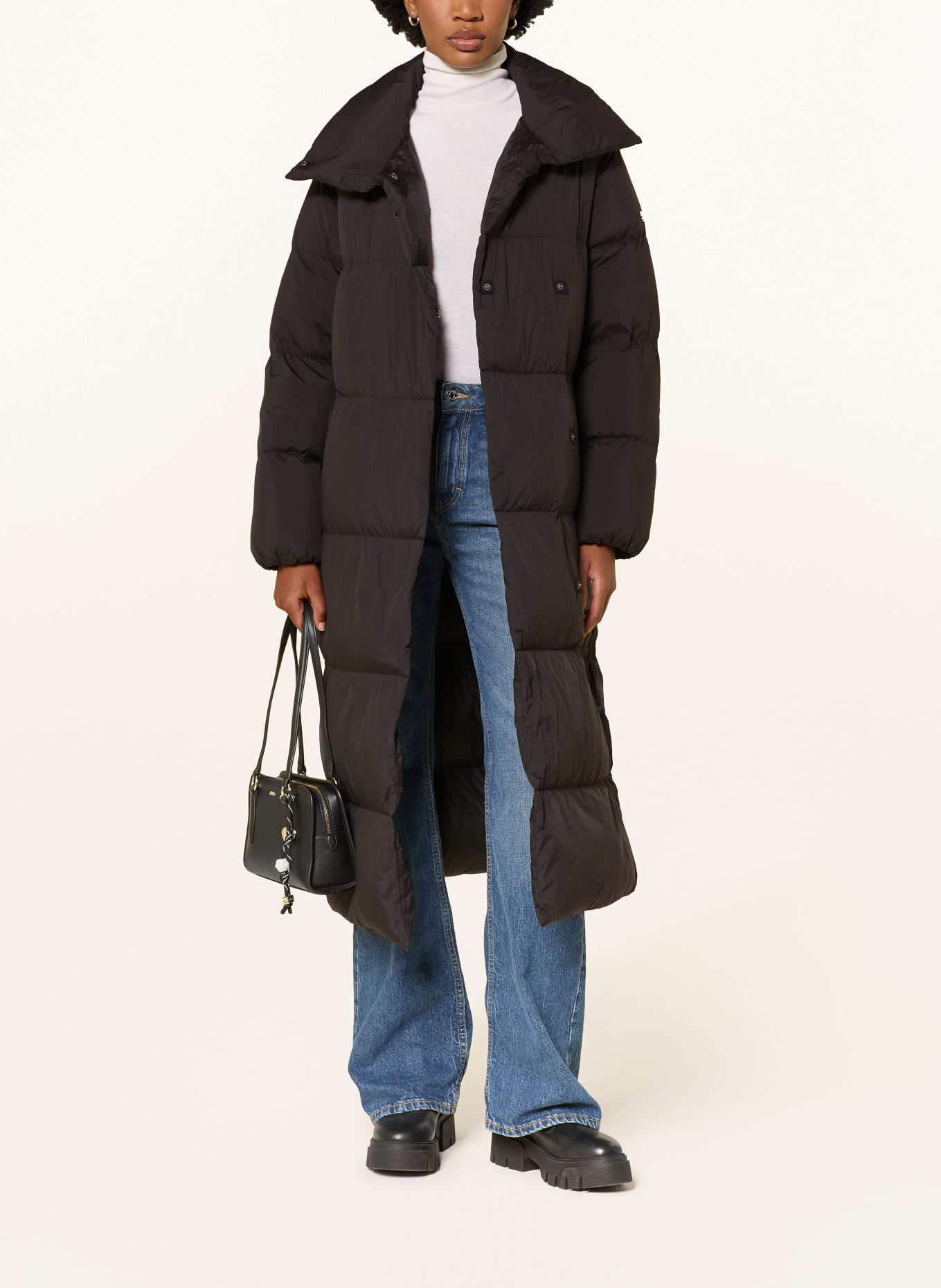 HUGO FRANCA Down Coat: BLACK